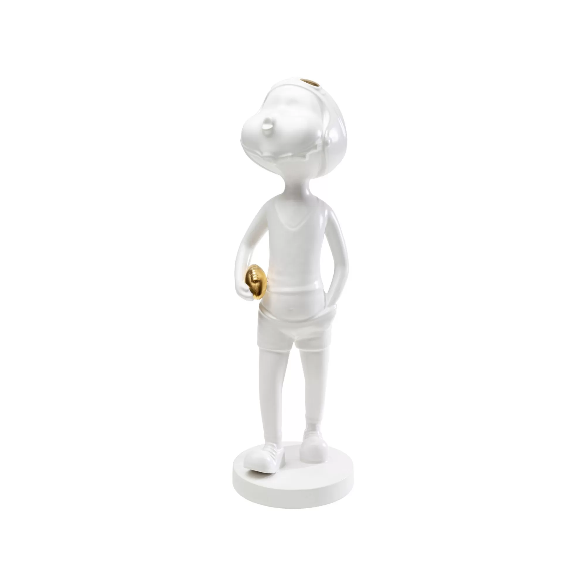 KARE Design Déco Garçon Blanc Balle Dorée ^ Déco