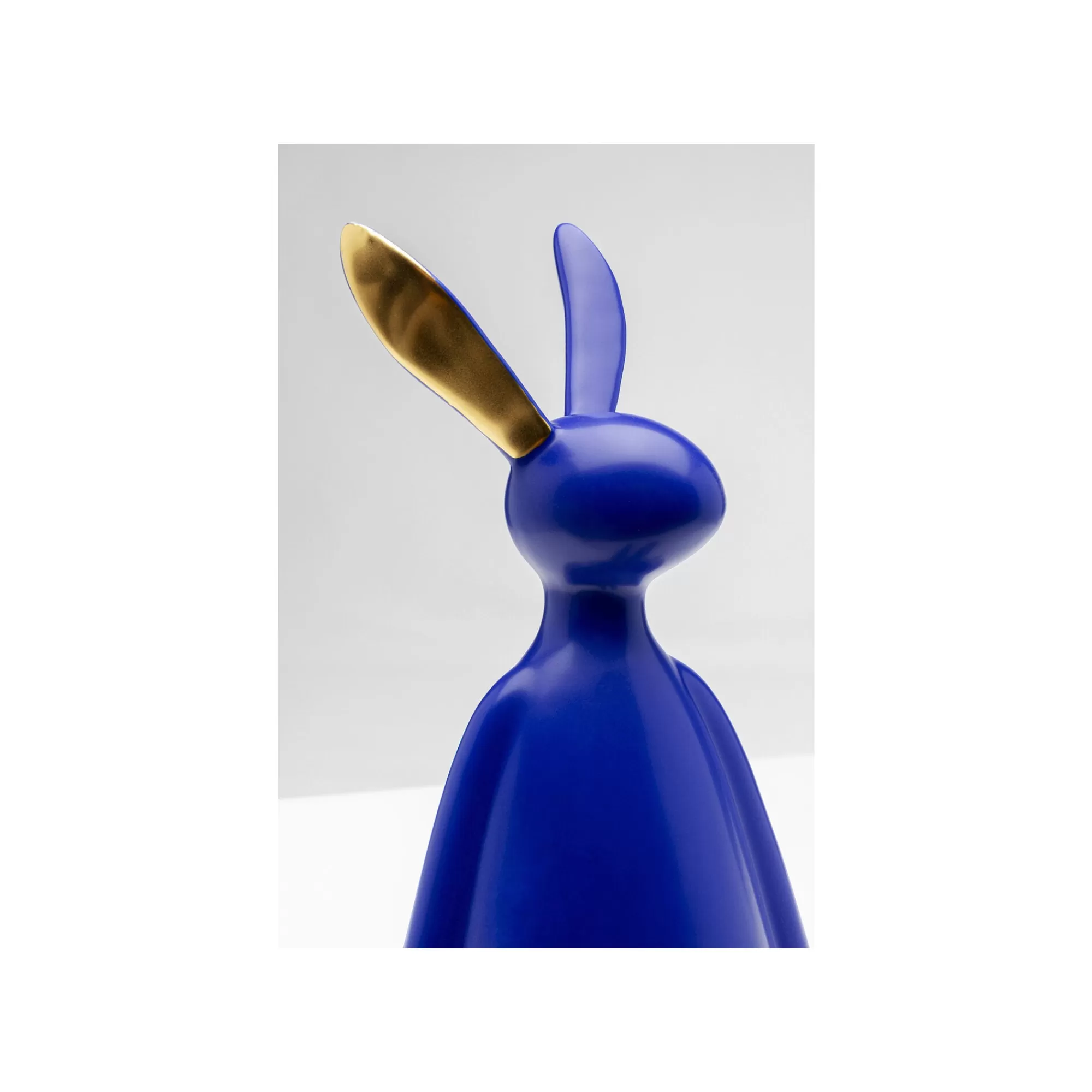 KARE Design Déco Lapin Bleu Assis ^ Déco