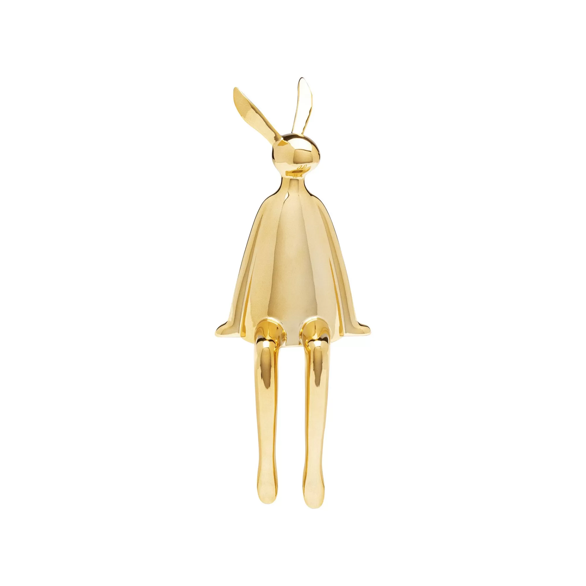 KARE Design Déco Lapin Doré Assis ^ Déco