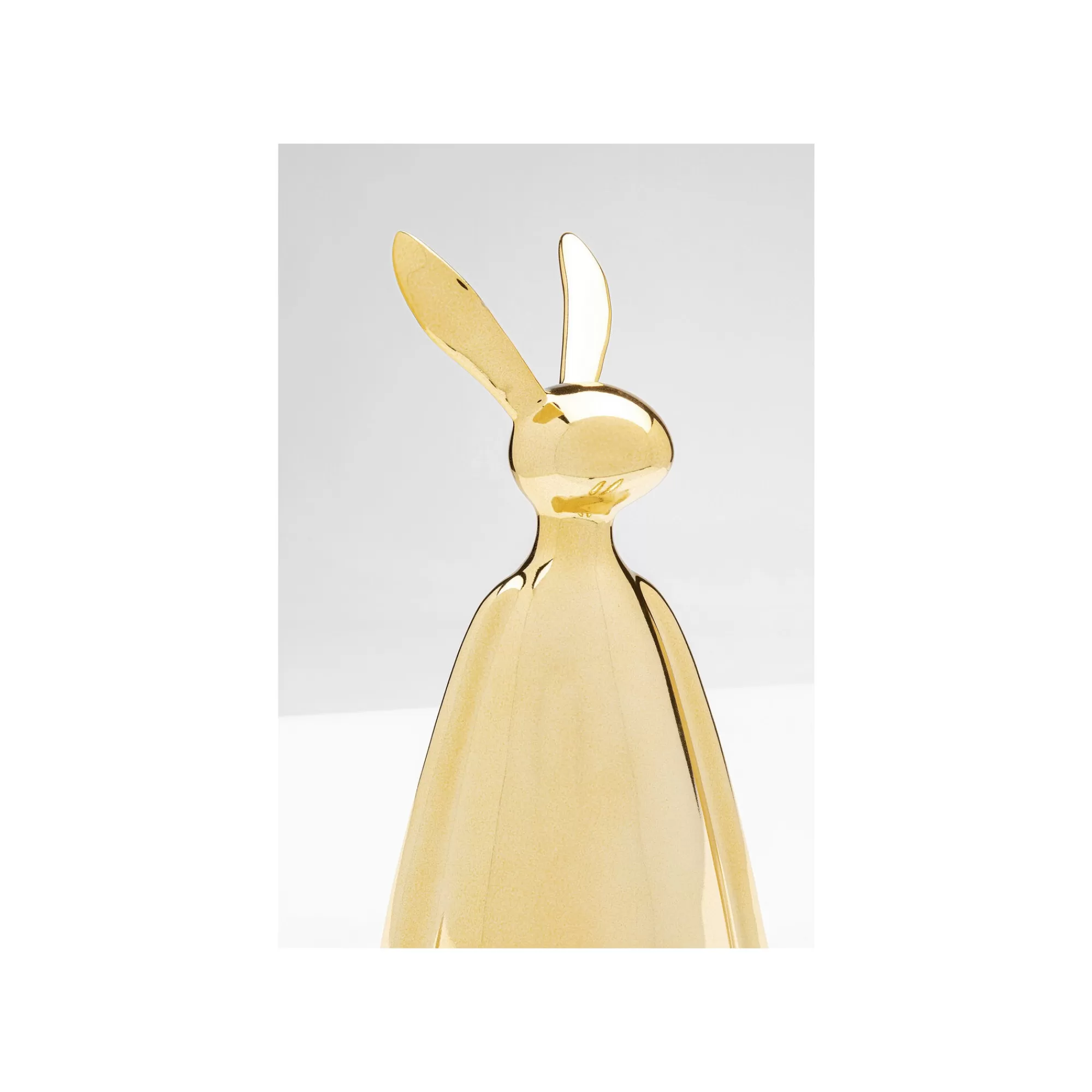 KARE Design Déco Lapin Doré Assis ^ Déco