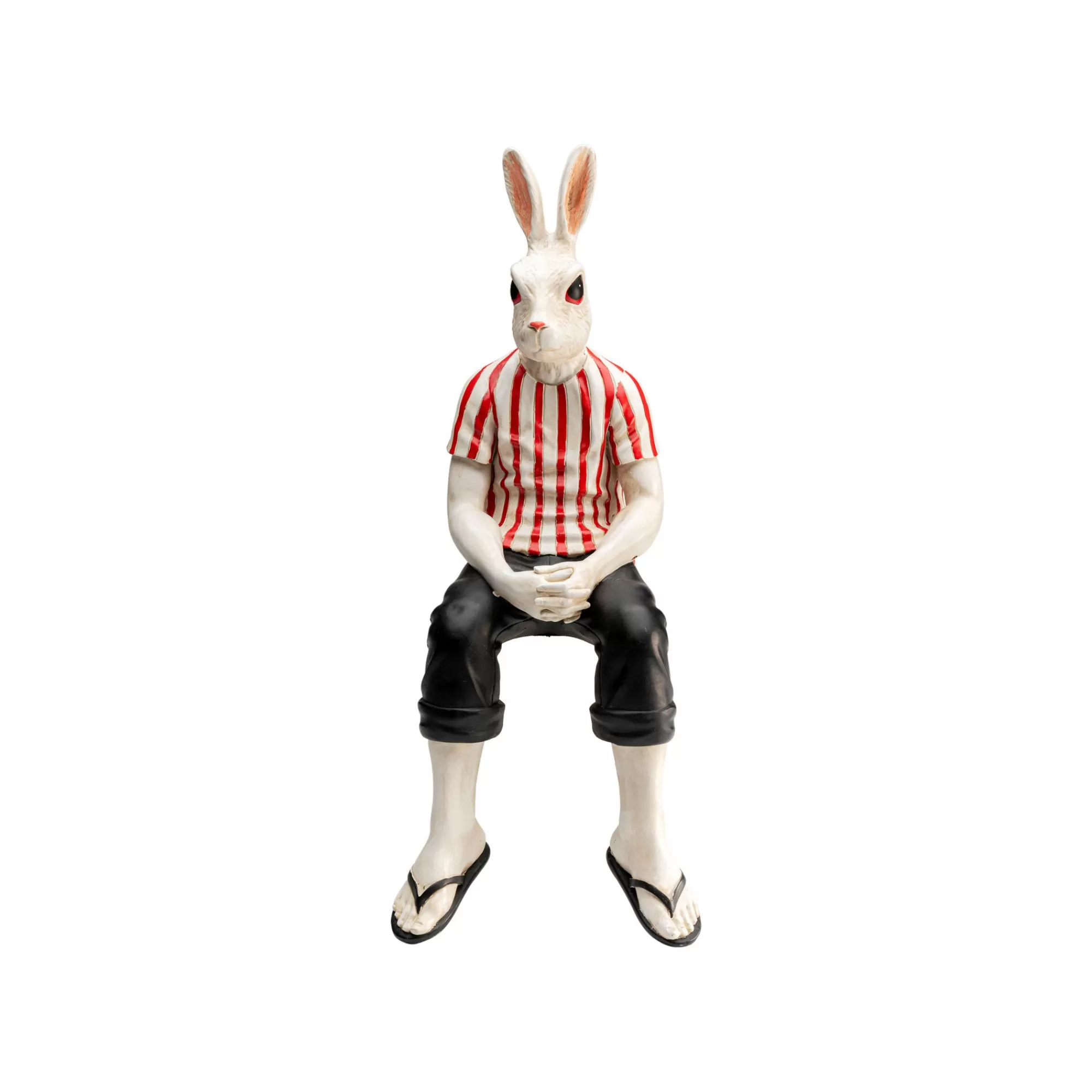 KARE Design Déco Lapin Rouge Et Blanc ^ Déco