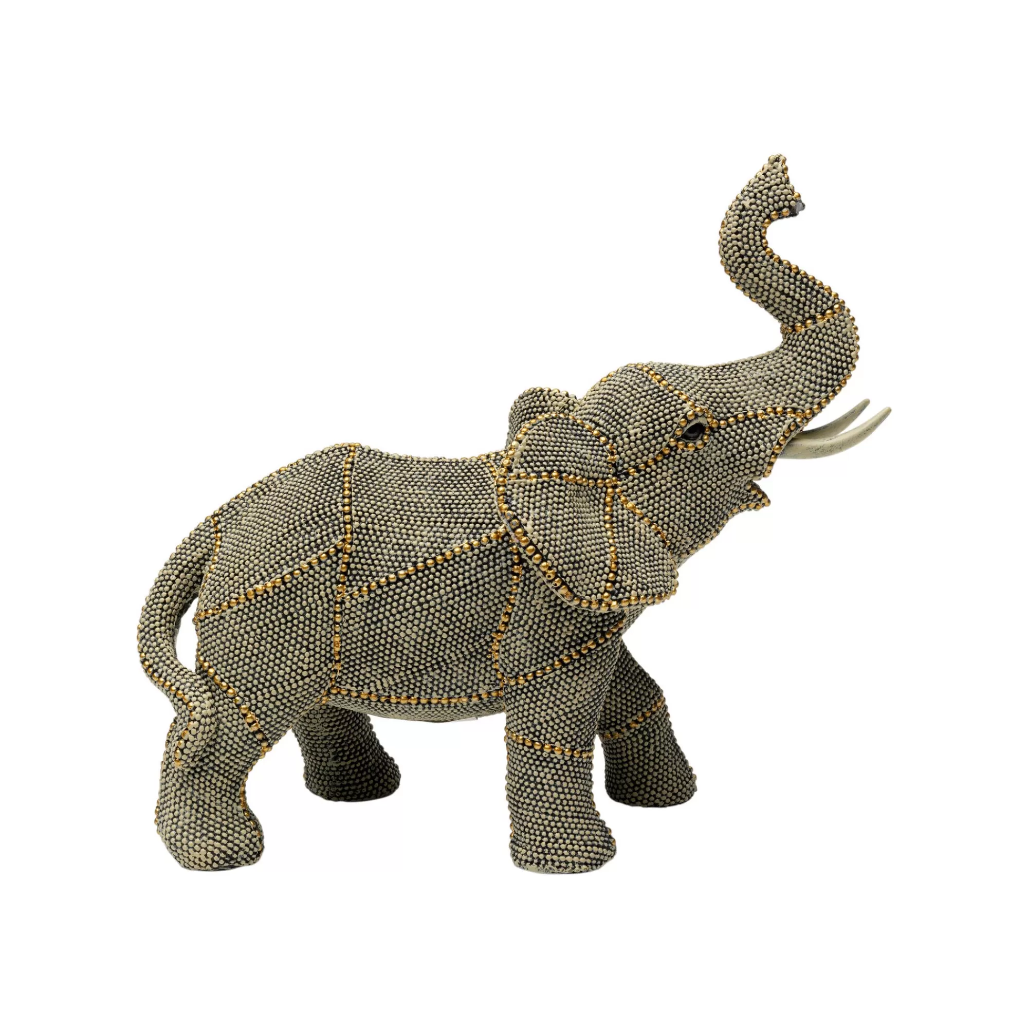 KARE Design Déco éléphant Perles 24cm ^ Déco