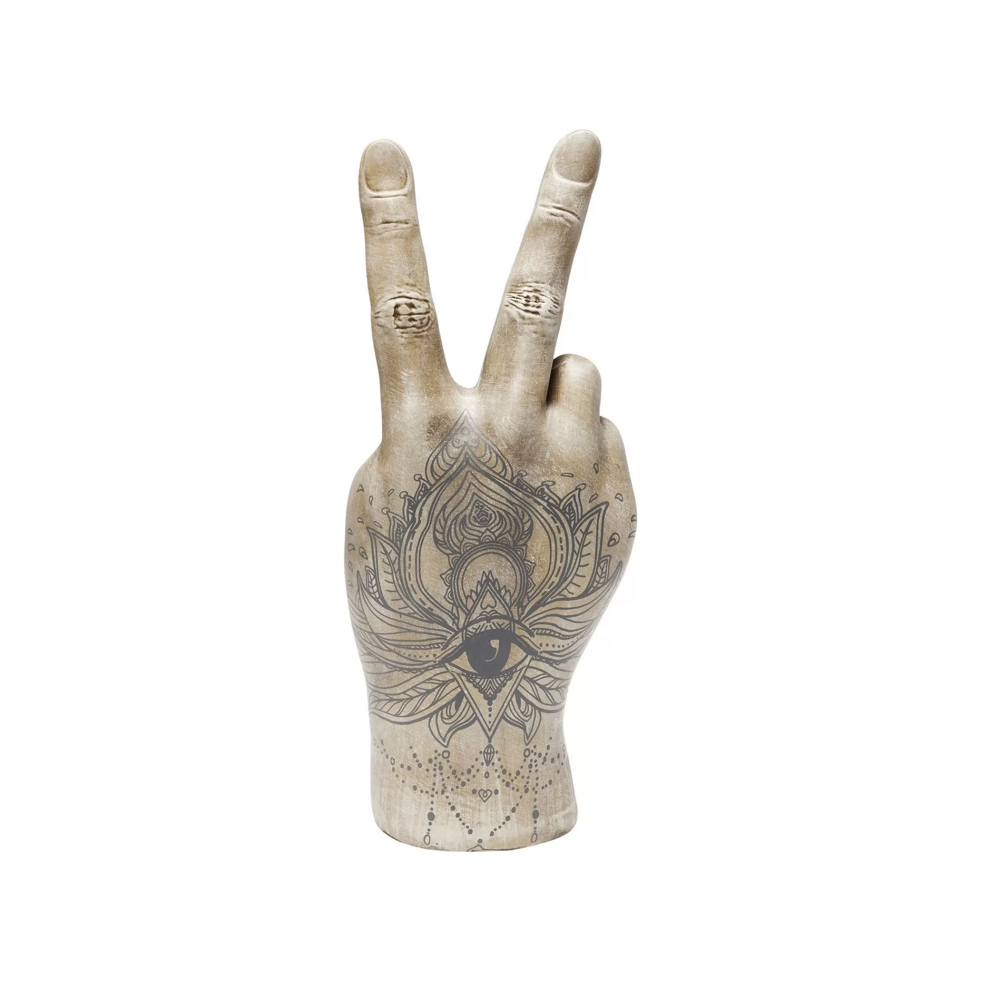 KARE Design Déco Main V Tatouage Oeil 36cm ^ Déco