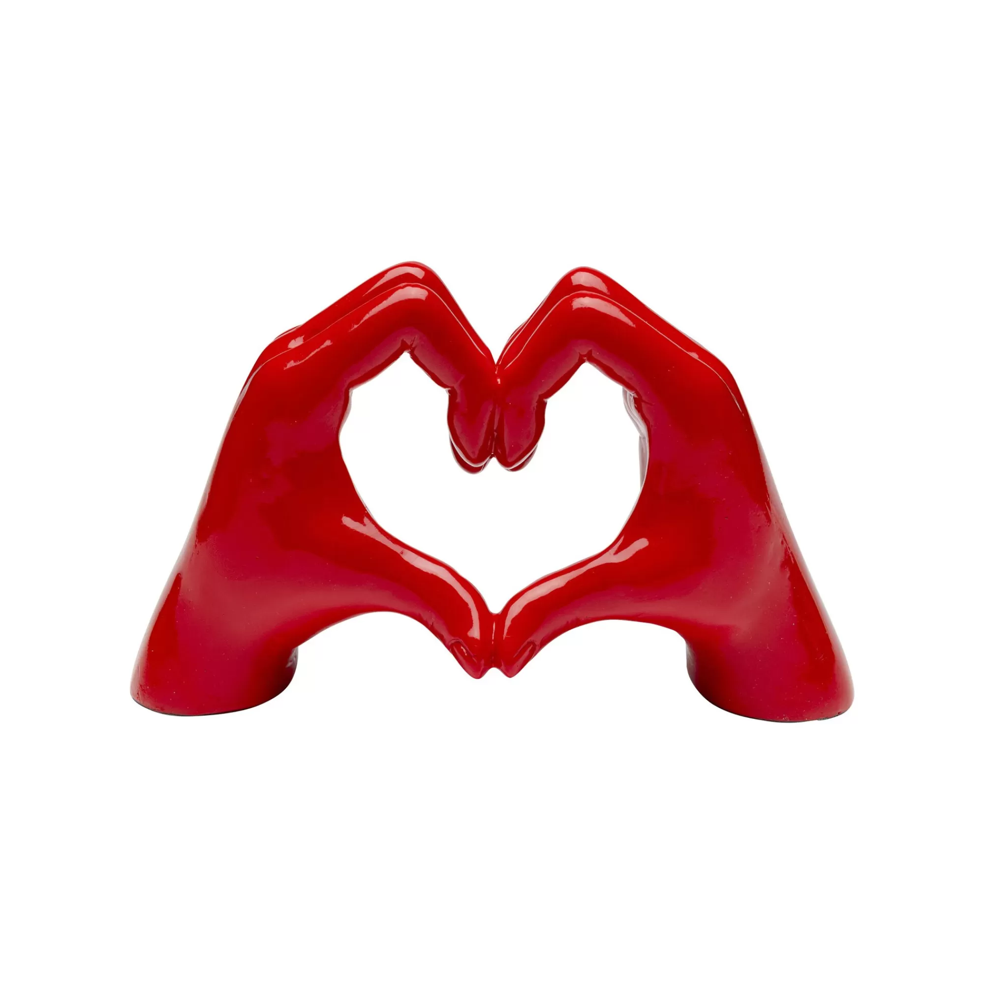 KARE Design Déco Mains Rouges Cœur ^ Déco