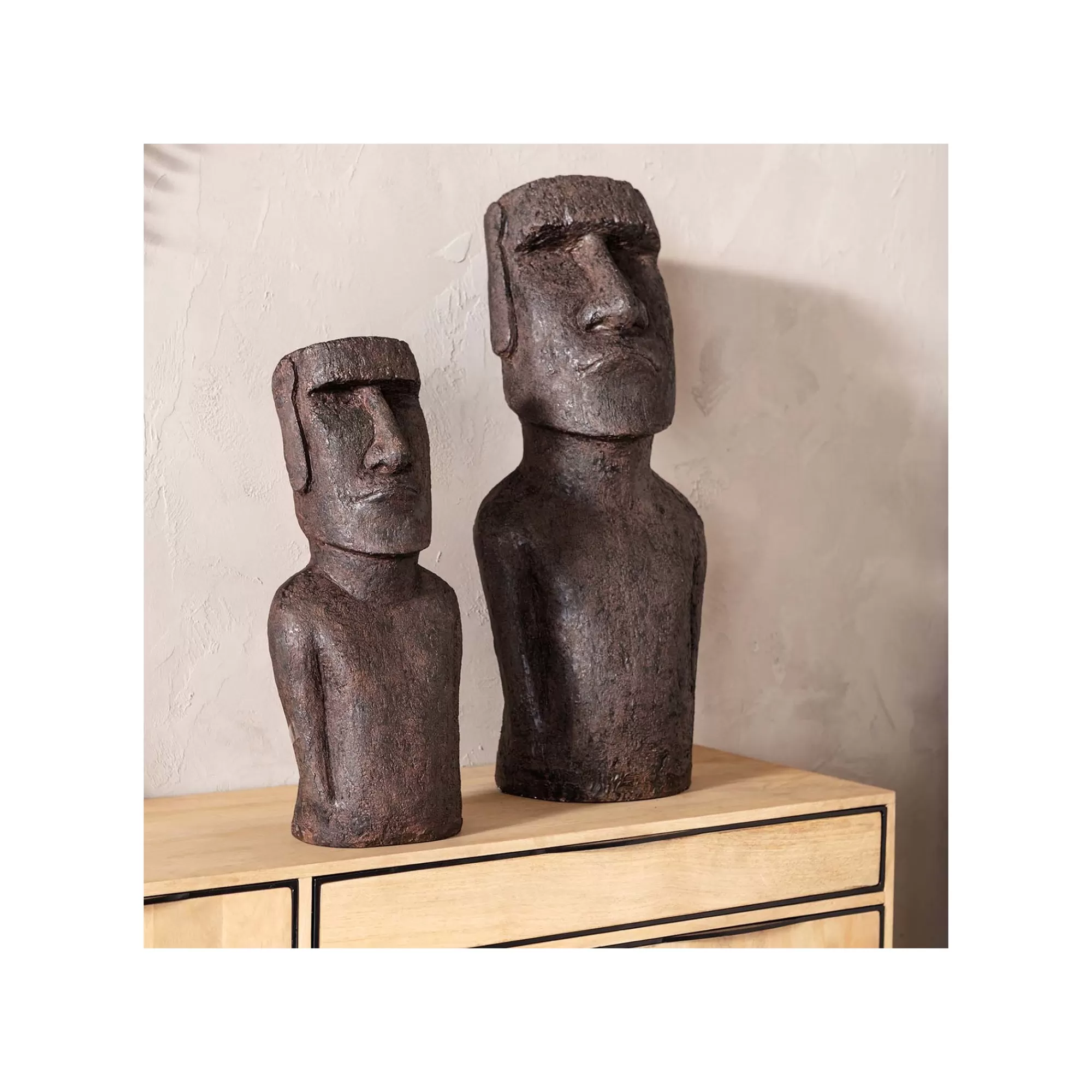 KARE Design Déco Moaï XL 80cm ^ Déco