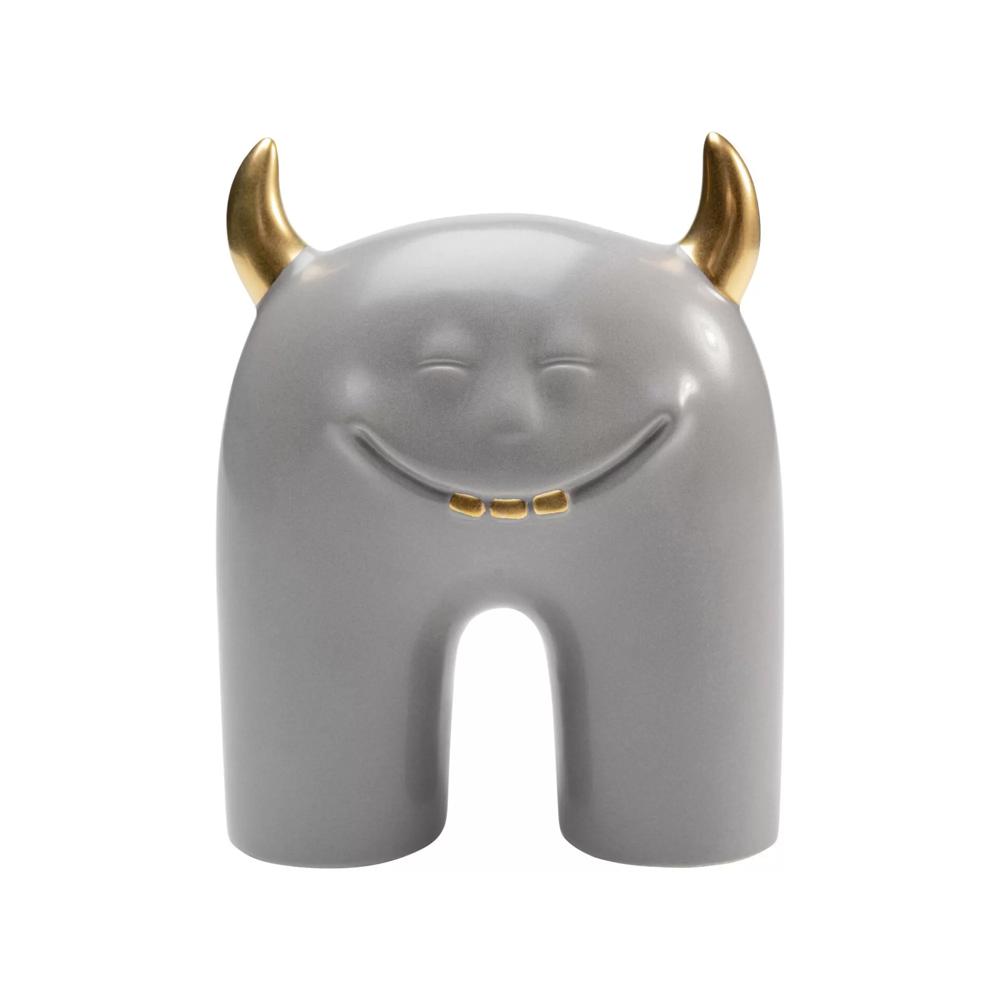KARE Design Déco Monstre Gris Et Doré ^ Déco