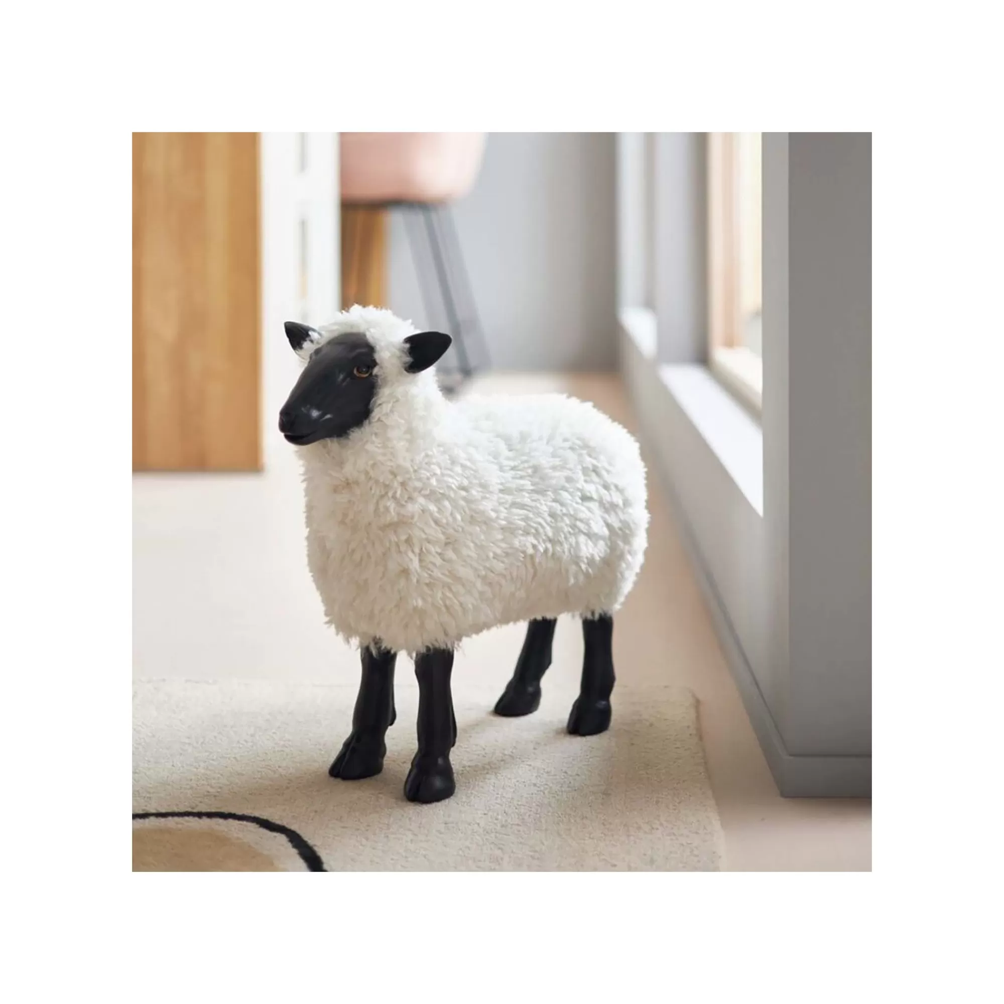 KARE Design Déco Mouton Blanc 48cm ^ Déco