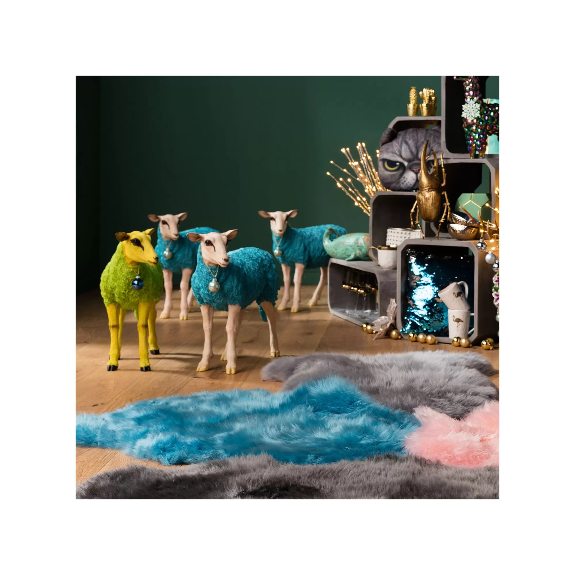 KARE Design Déco Mouton Vert ^ Déco