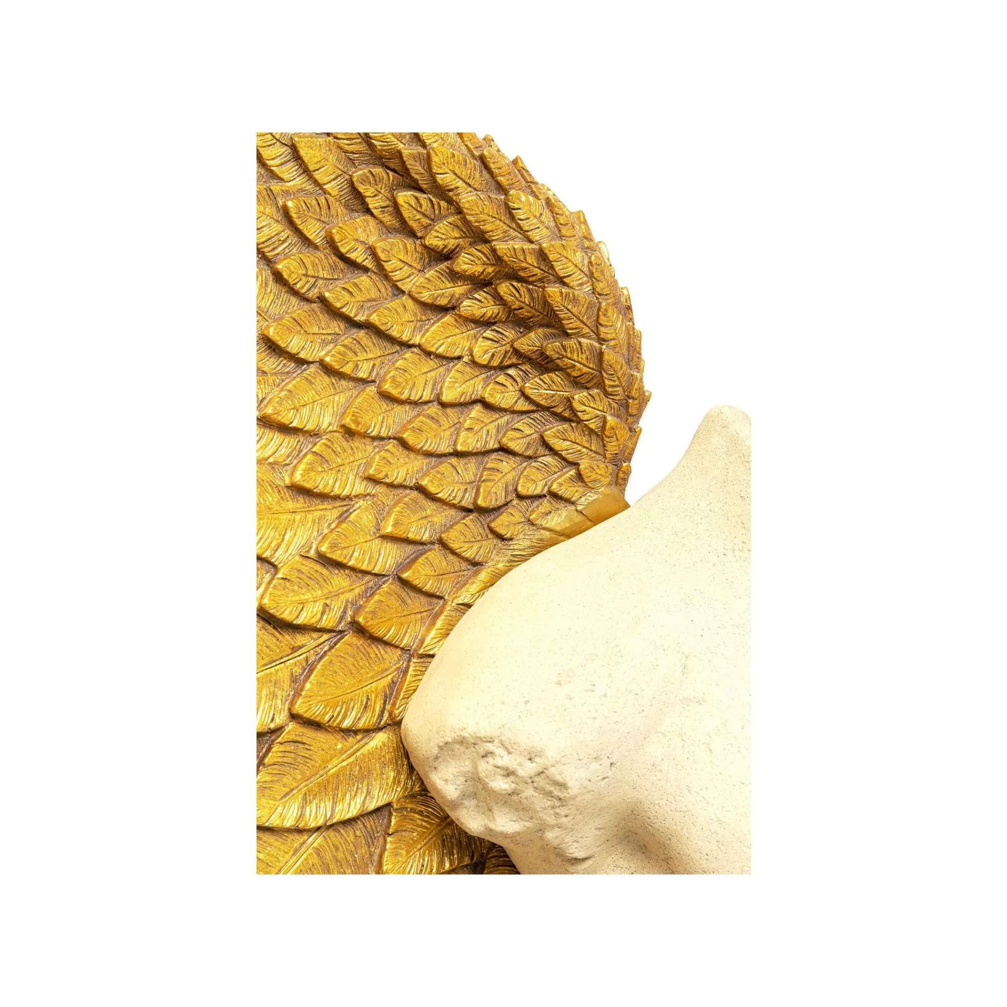 KARE Design Déco Murale Buste Homme Ailes Dorées 208x136cm ^ Déco Murale