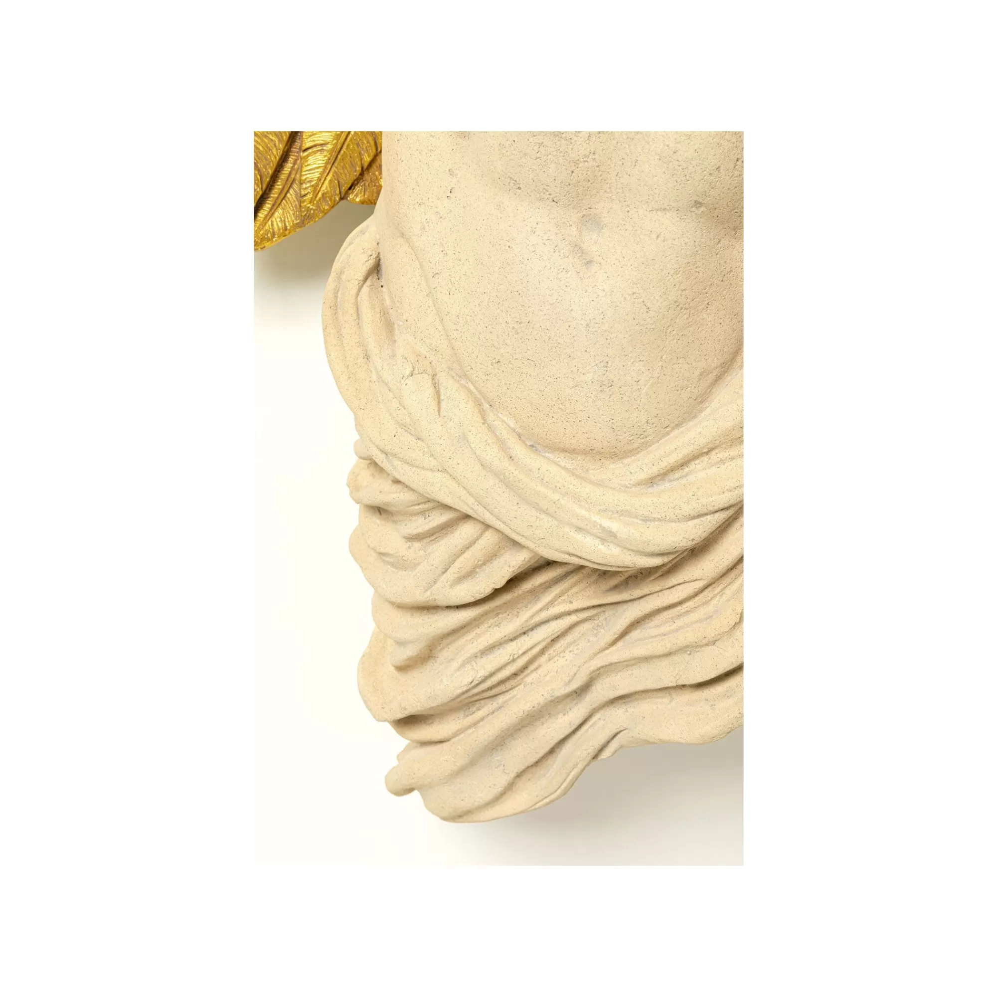 KARE Design Déco Murale Buste Homme Ailes Dorées 208x136cm ^ Déco Murale