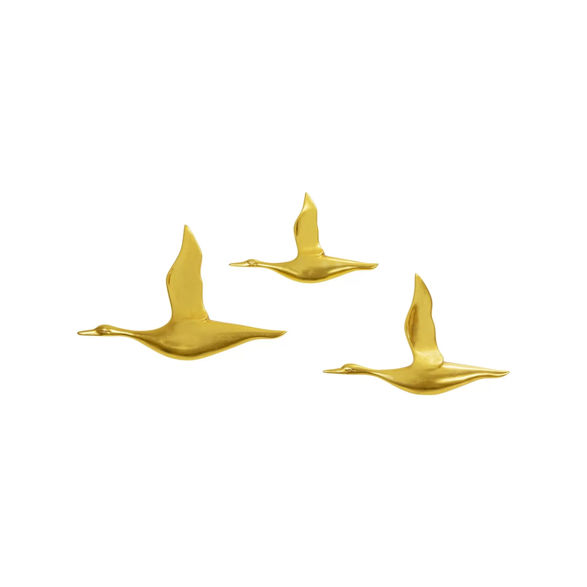 KARE Design Déco Murale Canards Dorés Set De 3 ^ Déco Murale