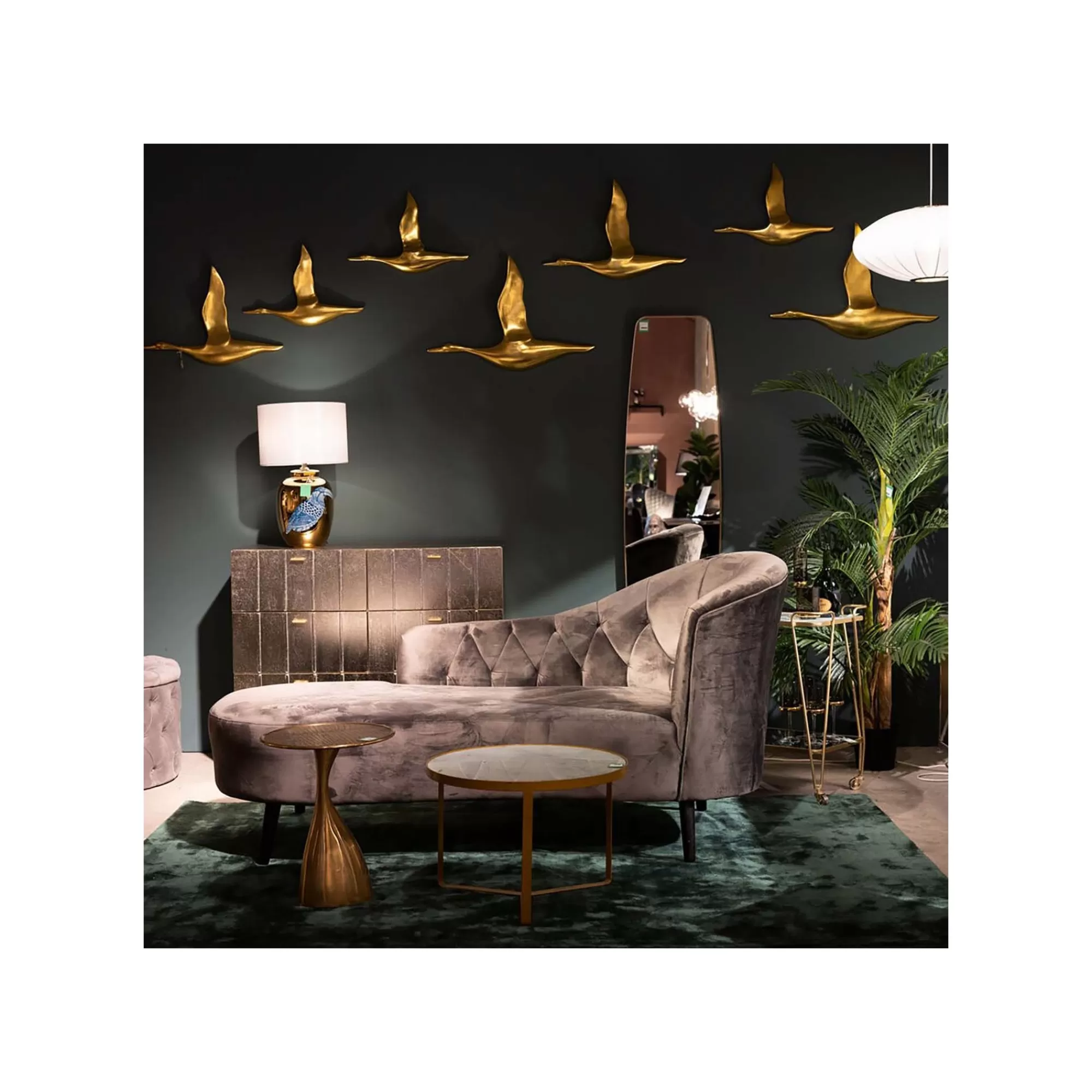 KARE Design Déco Murale Canards Dorés Set De 3 ^ Déco Murale