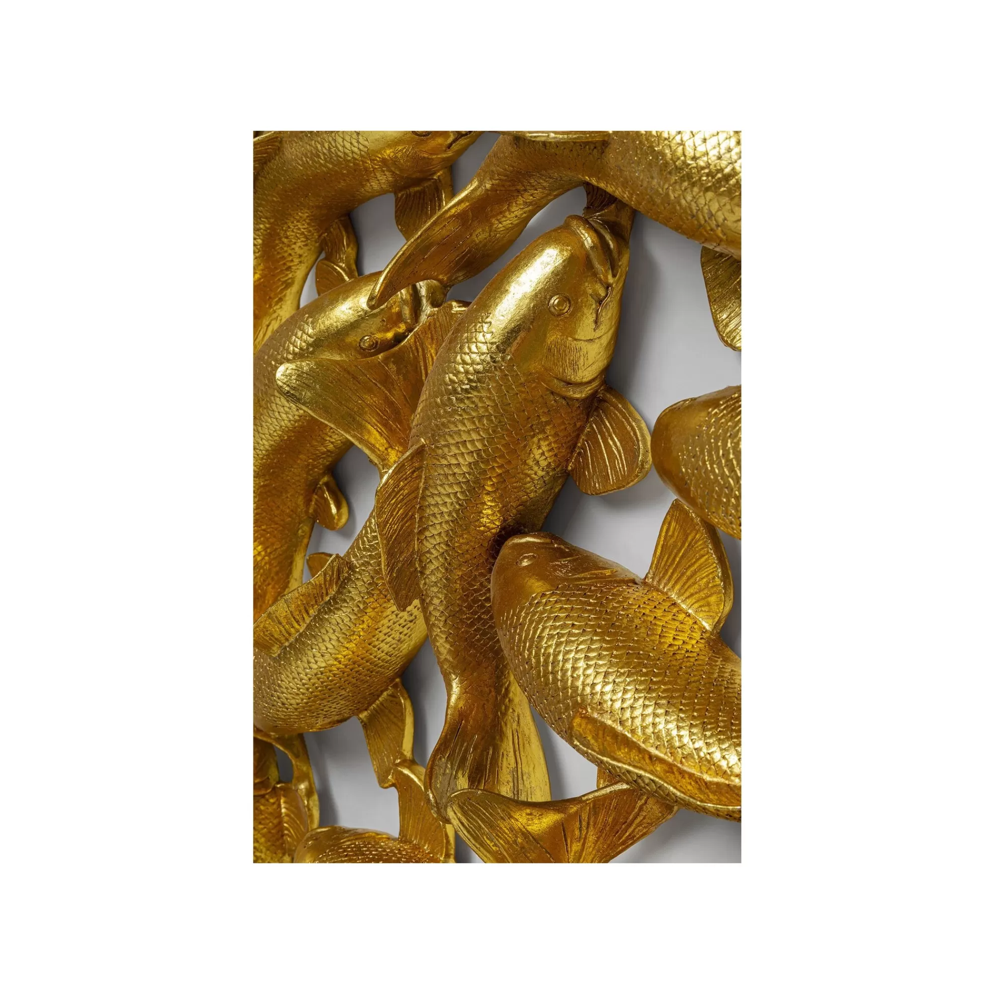 KARE Design Déco Murale Carpes Koï Dorées XL 160cm ^ Déco Murale