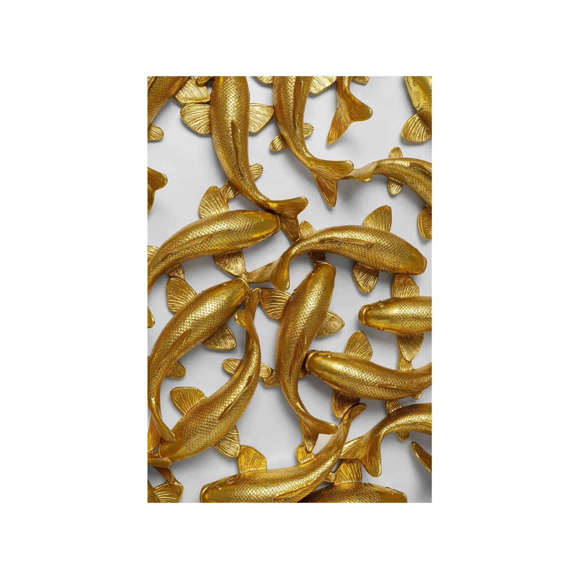 KARE Design Déco Murale Carpes Koï Dorées XL 160cm ^ Déco Murale
