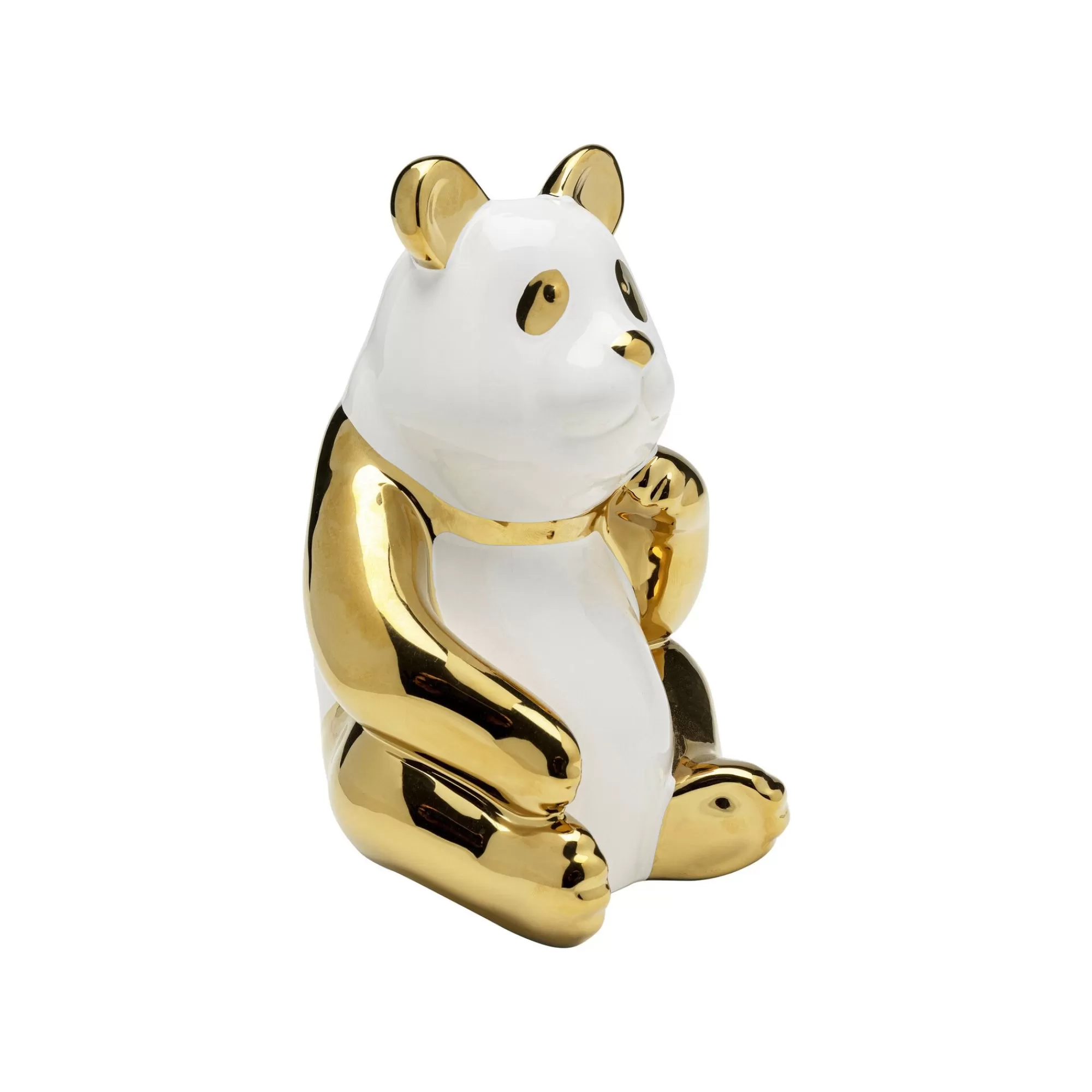 KARE Design Déco Panda Doré Et Blanc Assis 19cm ^ Déco