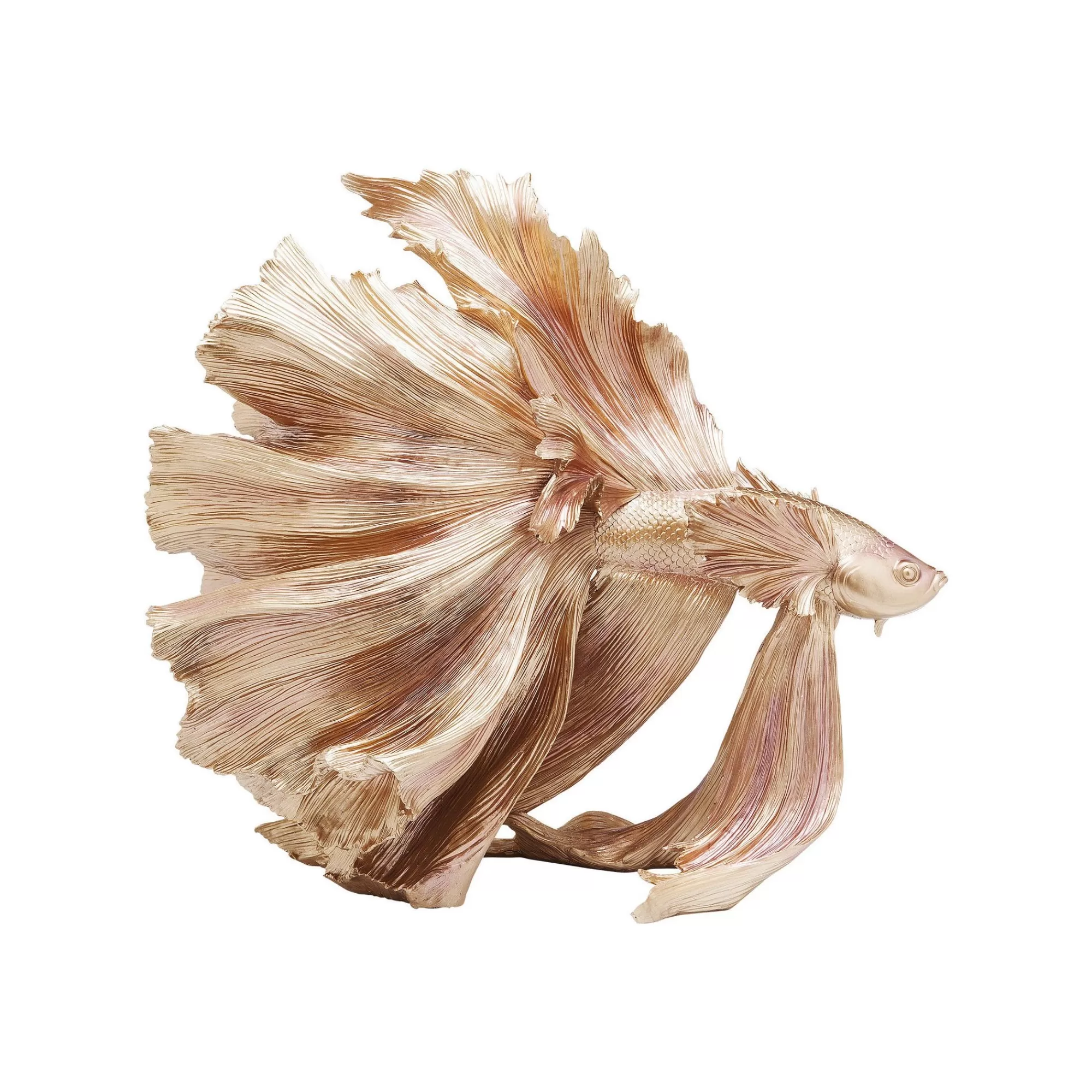 KARE Design Déco Poisson Combattant Doré 63cm ^ Déco