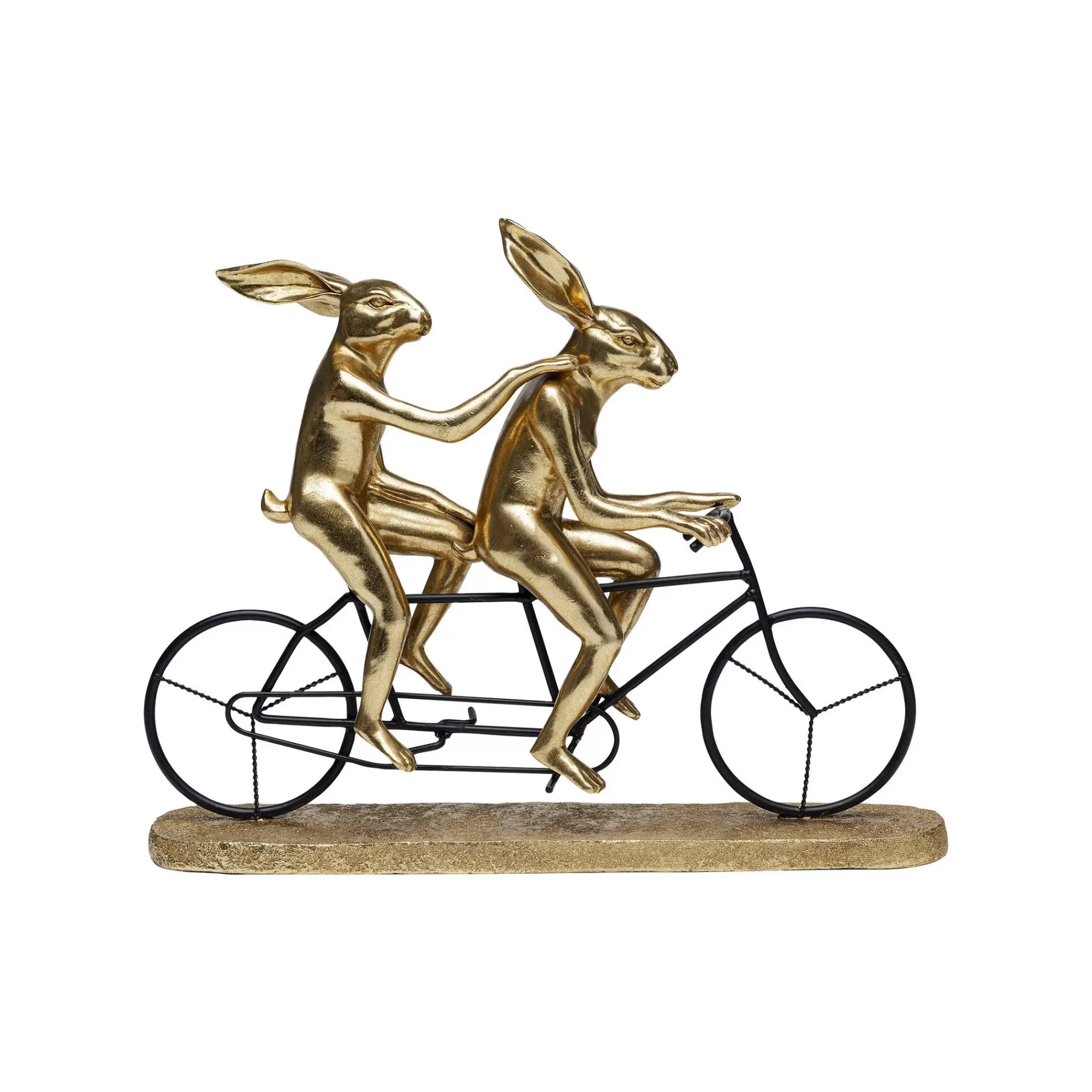 KARE Design Déco Tandem Lapins Dorés ^ Déco