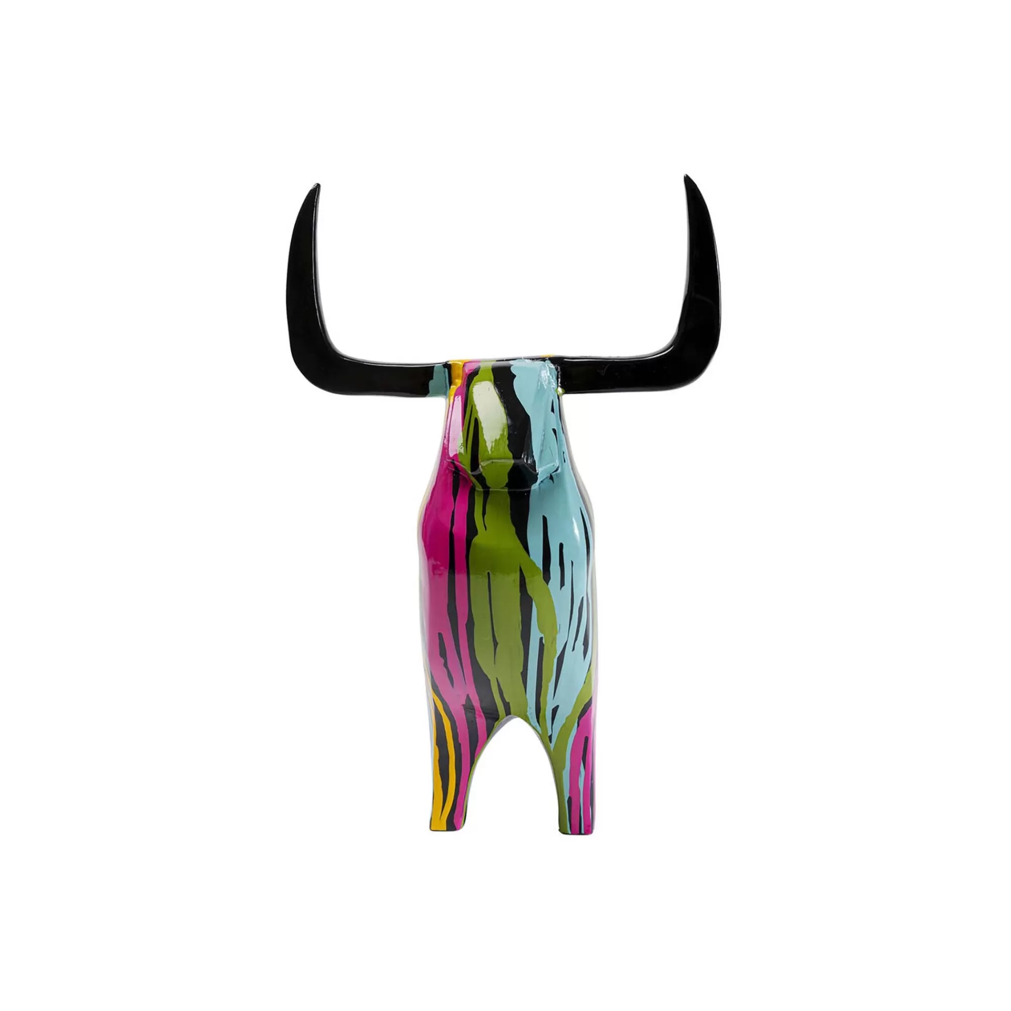 KARE Design Déco Taureau Noir Coulées De Peinture ^ Déco