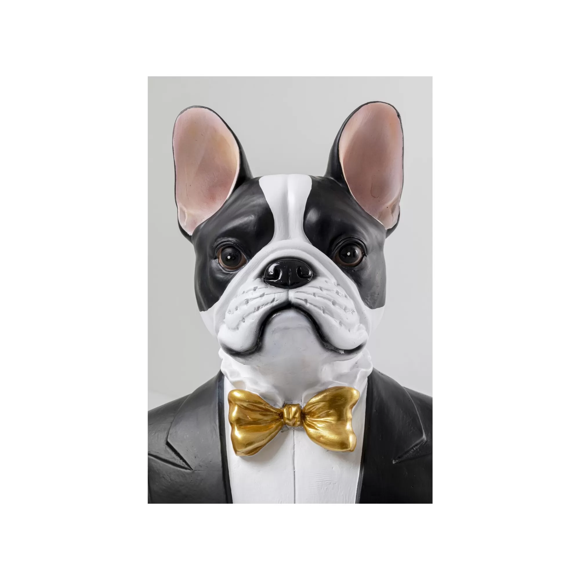 KARE Design Déco XL Chien Majordome Noir Et Blanc 165cm ^ Déco