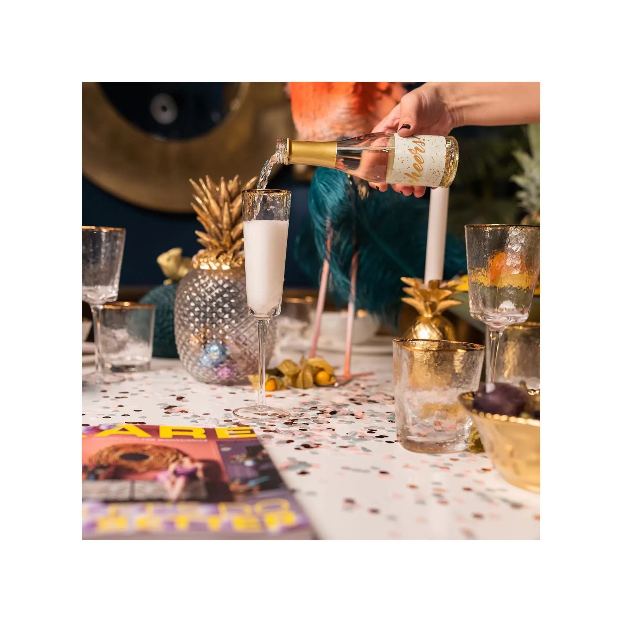 KARE Design Flûtes à Champagne Hommage Set De 4 ^ Vaisselle