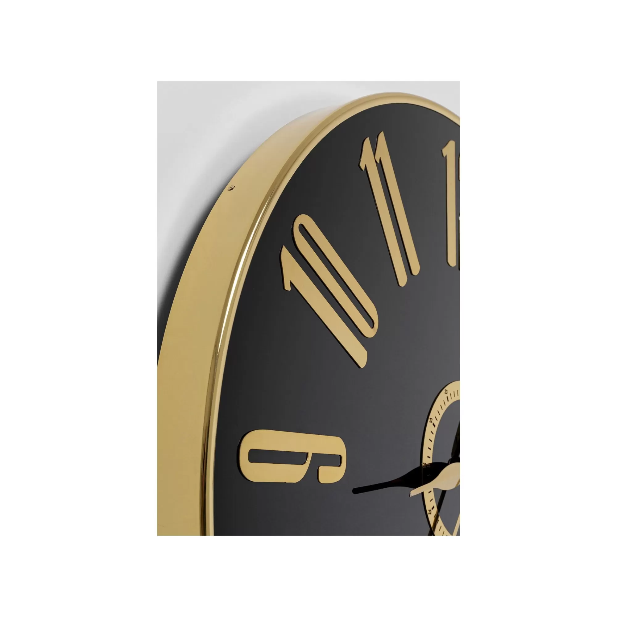 KARE Design Horloge Murale Casino 76cm Noire Et Dorée ^ Horloge