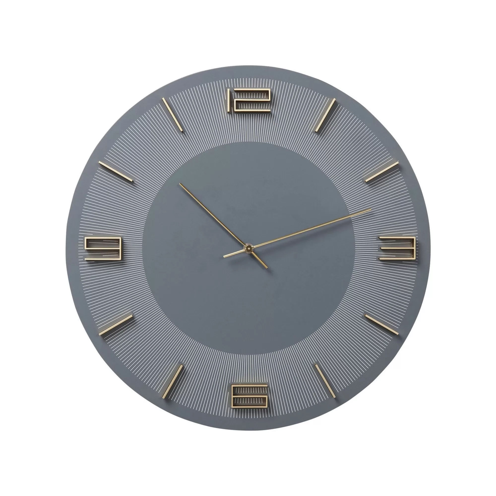 KARE Design Horloge Murale Leonardo Grise Et Dorée ^ Horloge