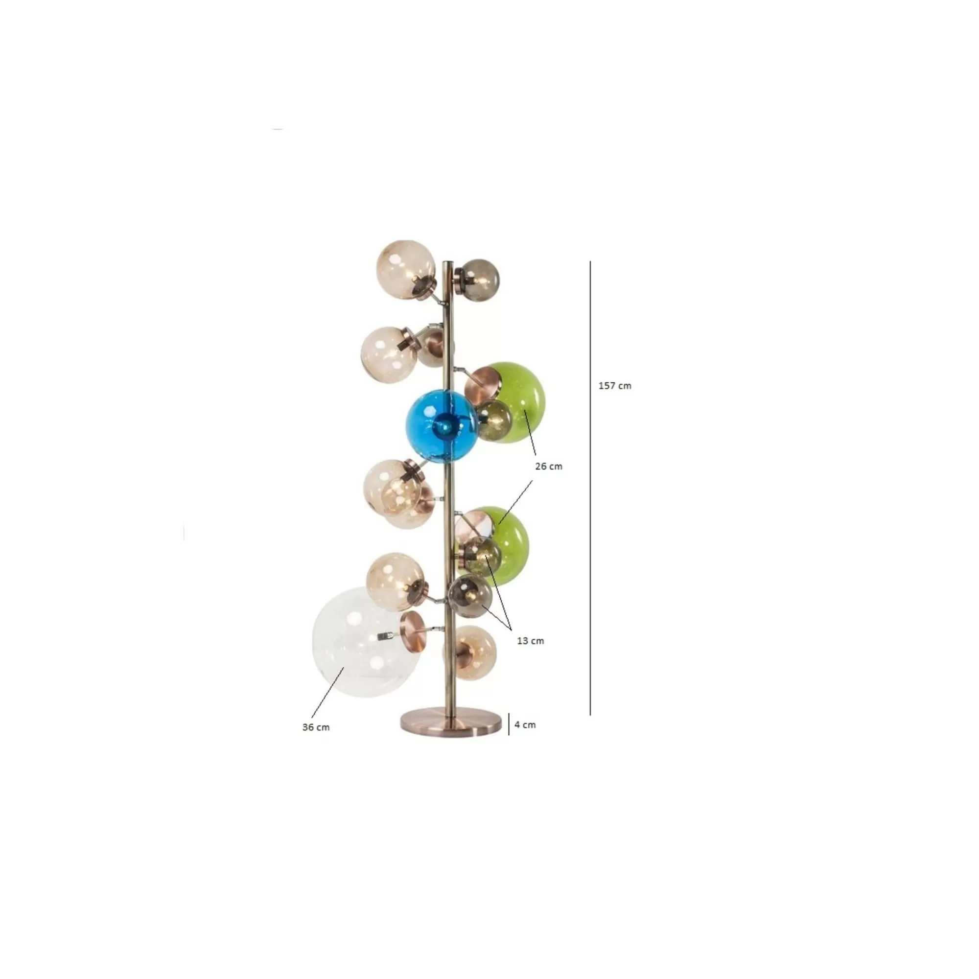 KARE Design Lampadaire Balloon 160cm Colore ^ Lampadaire