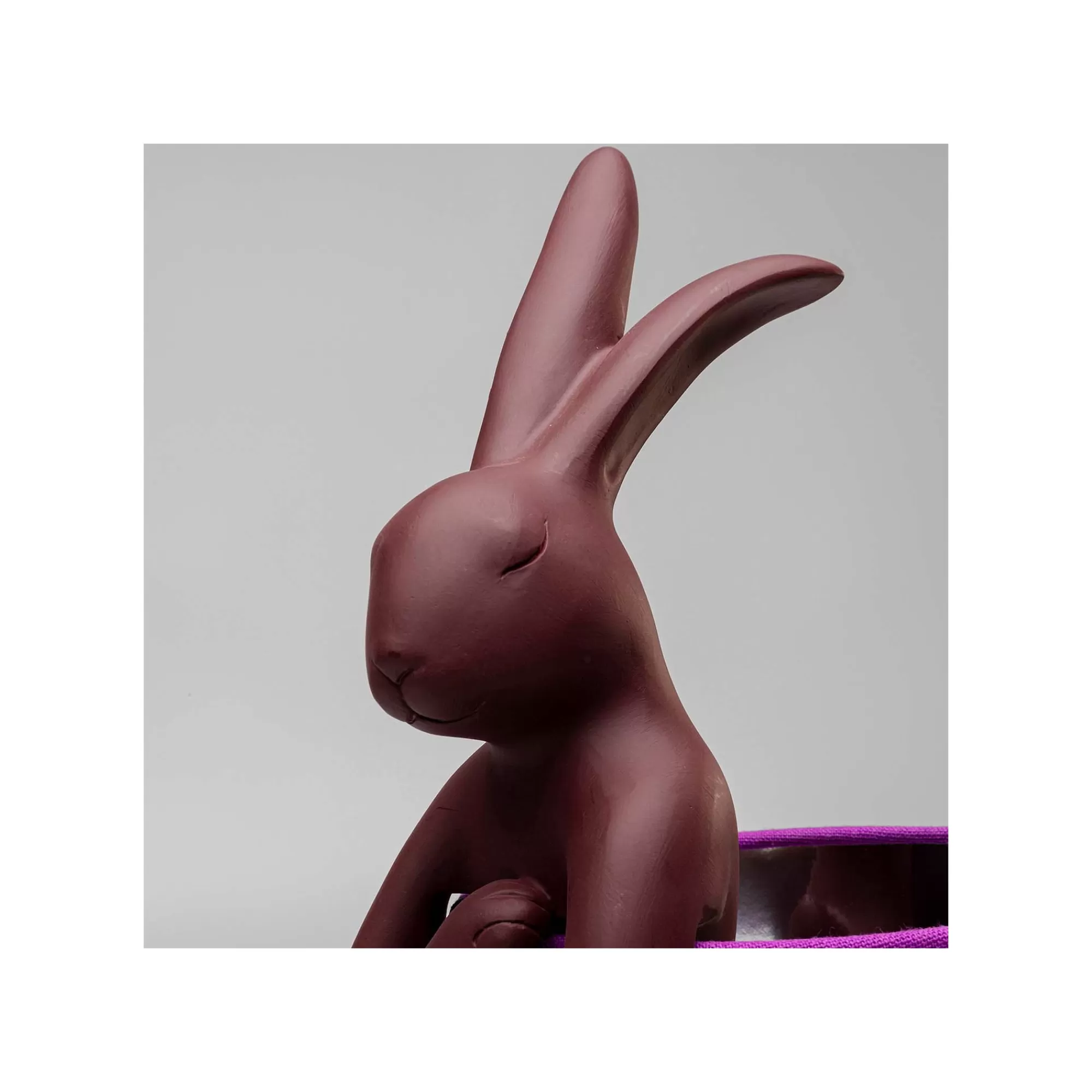 KARE Design Lampe Animal Lapin Bordeaux Et Violette 50cm ^ Lampe De Table