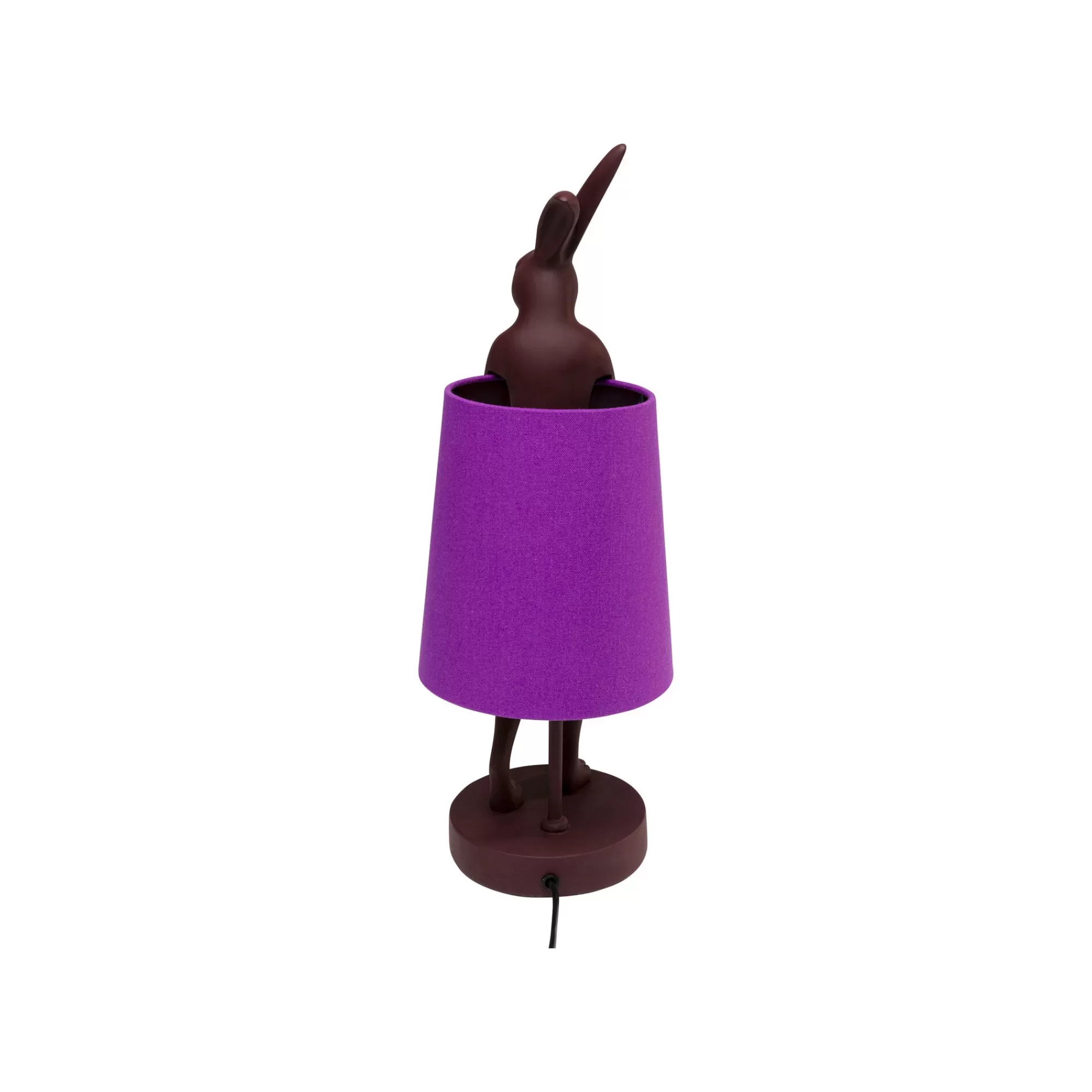 KARE Design Lampe Animal Lapin Bordeaux Et Violette 50cm ^ Lampe De Table