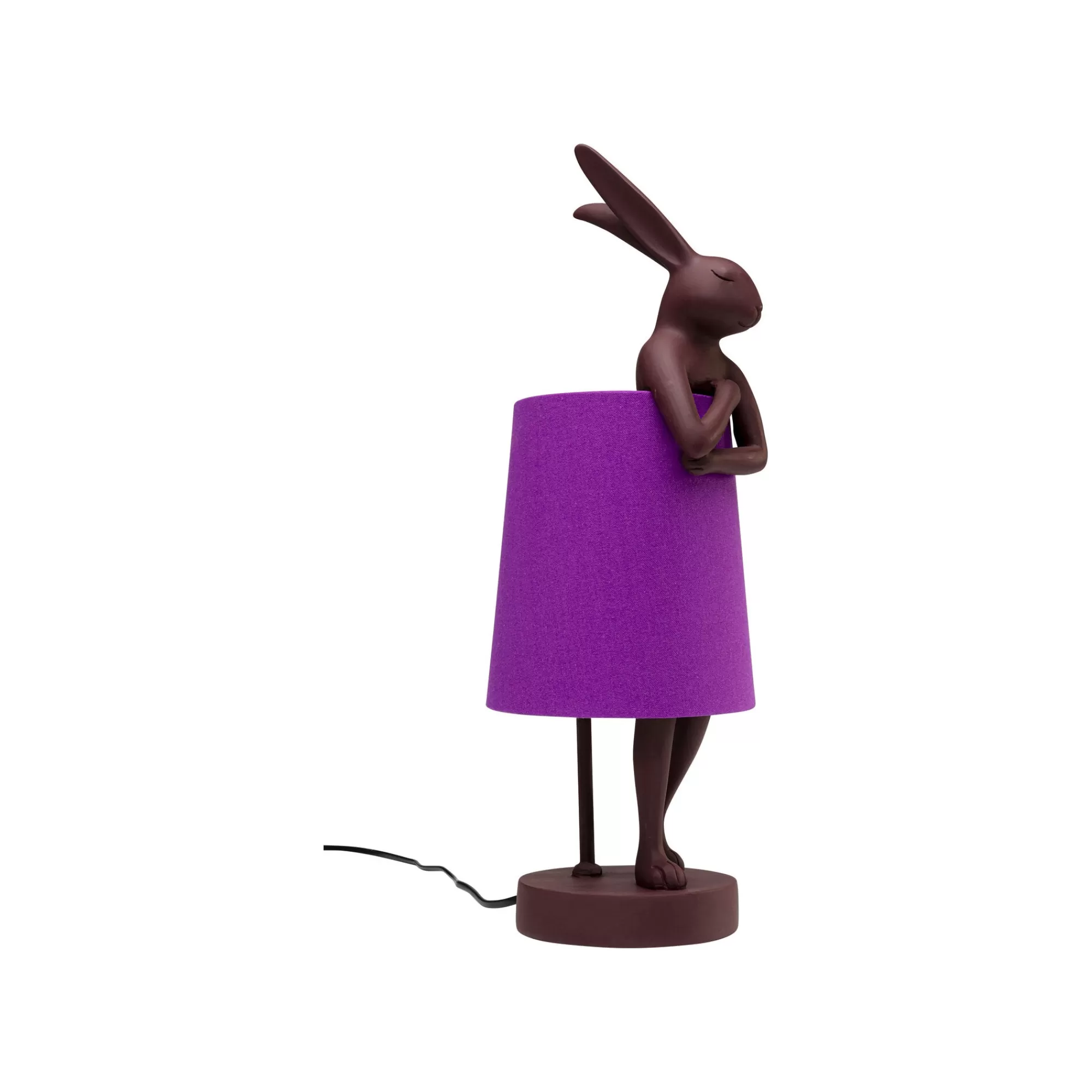 KARE Design Lampe Animal Lapin Bordeaux Et Violette 50cm ^ Lampe De Table