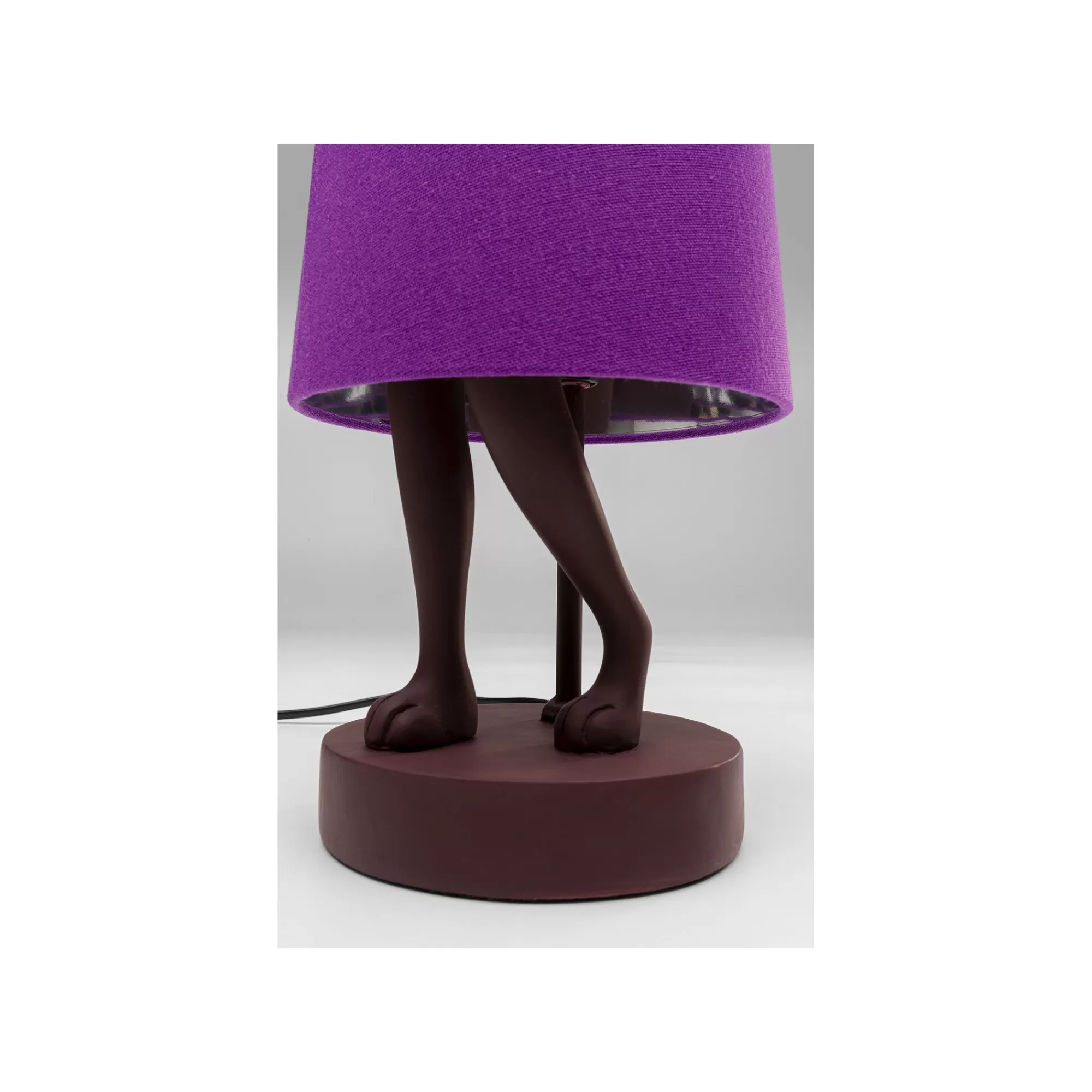KARE Design Lampe Animal Lapin Bordeaux Et Violette 50cm ^ Lampe De Table