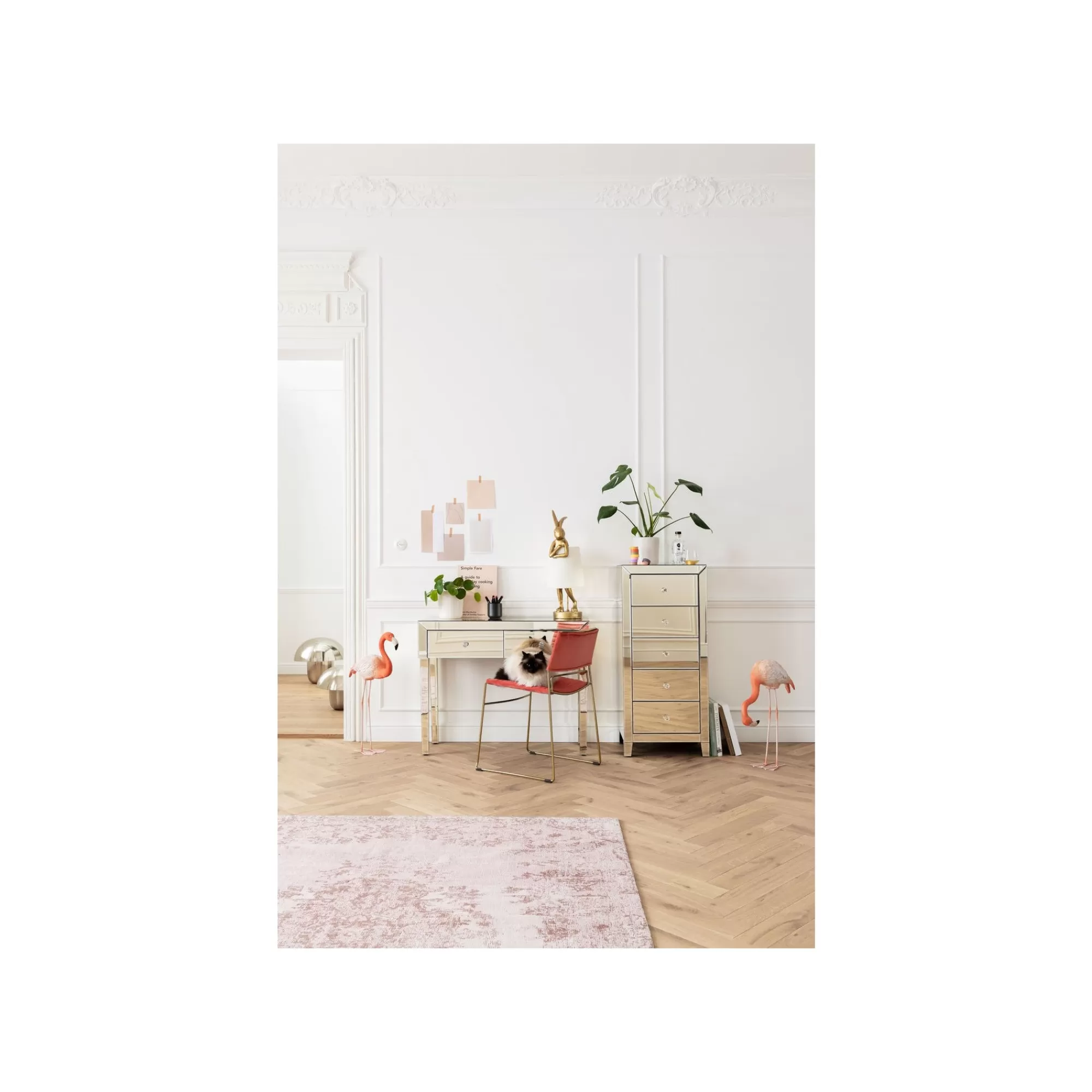 KARE Design Lampe Animal Lapin Dorée Et Beige 68cm ^ Lampe De Table