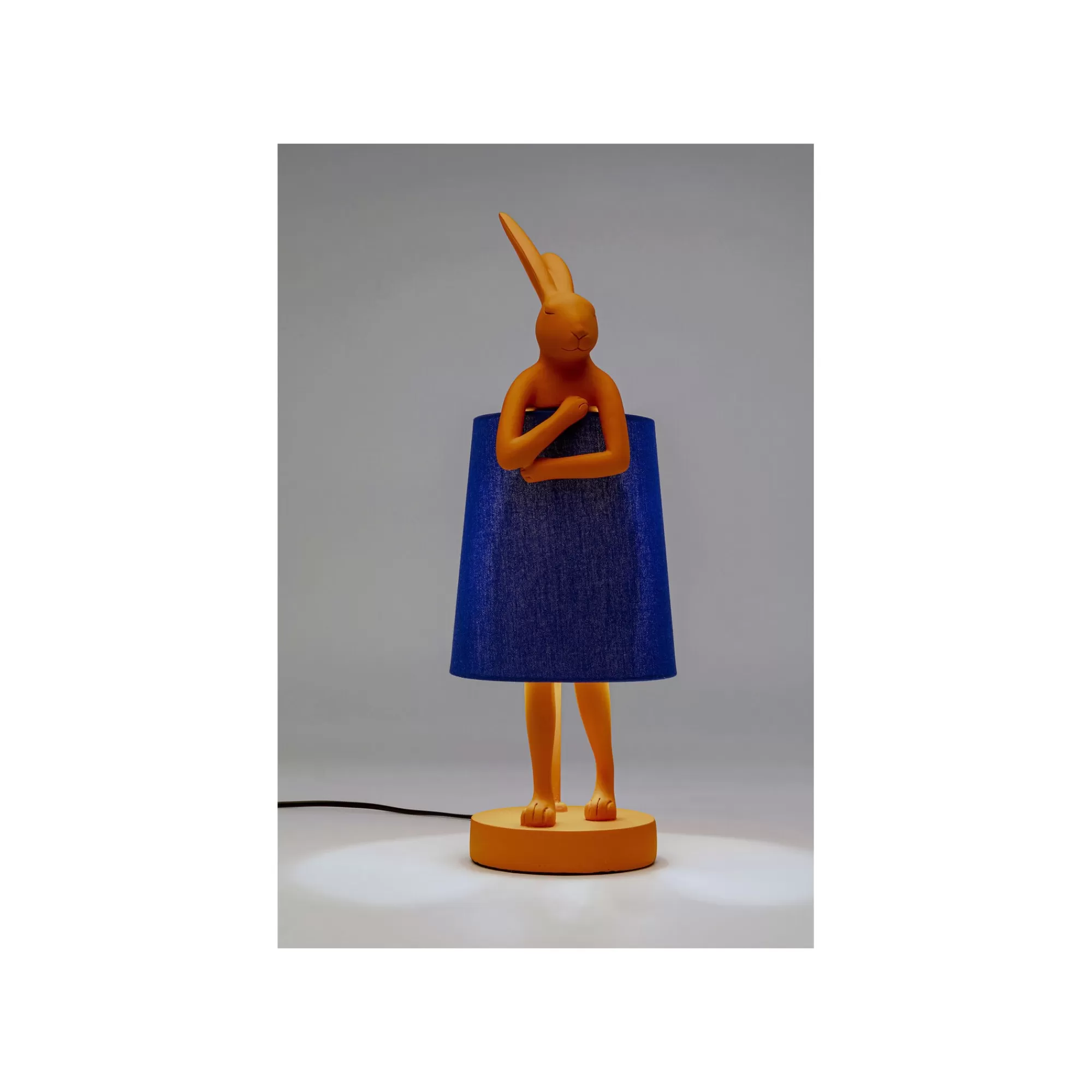 KARE Design Lampe Animal Lapin Orange Et Bleue 50cm ^ Lampe De Table