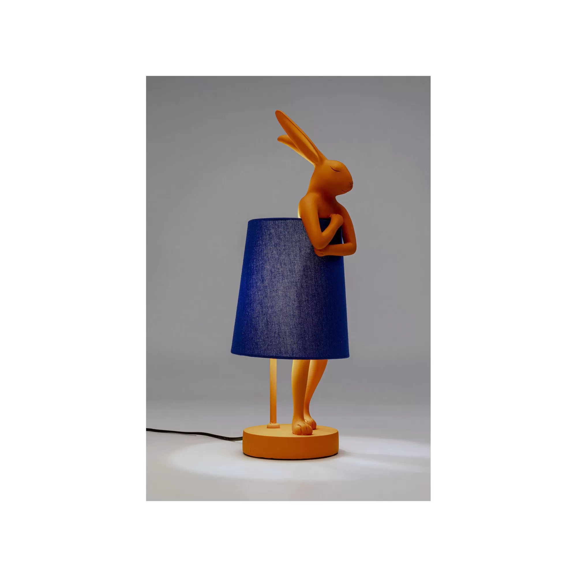 KARE Design Lampe Animal Lapin Orange Et Bleue 50cm ^ Lampe De Table