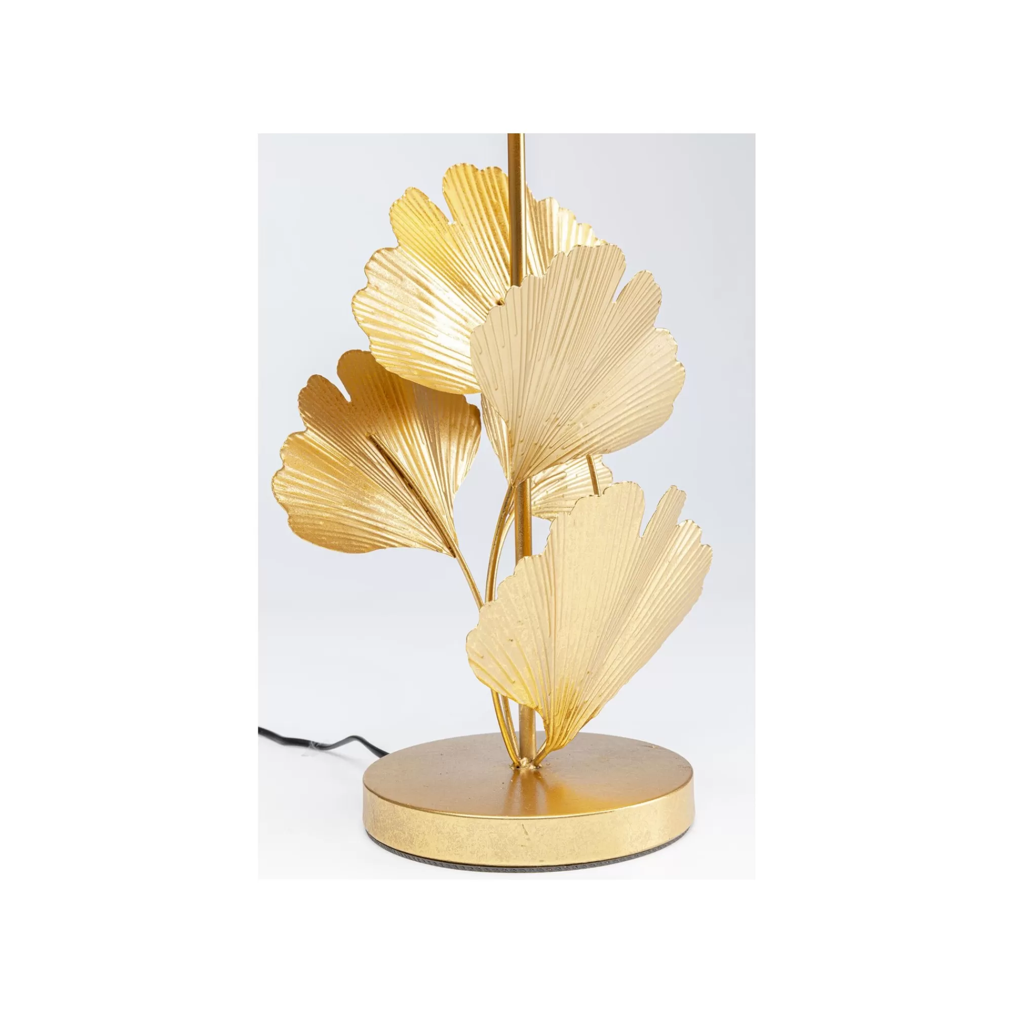 KARE Design Lampe Feuilles De Ginkgo Dorées Et Noir ^ Lampe De Table