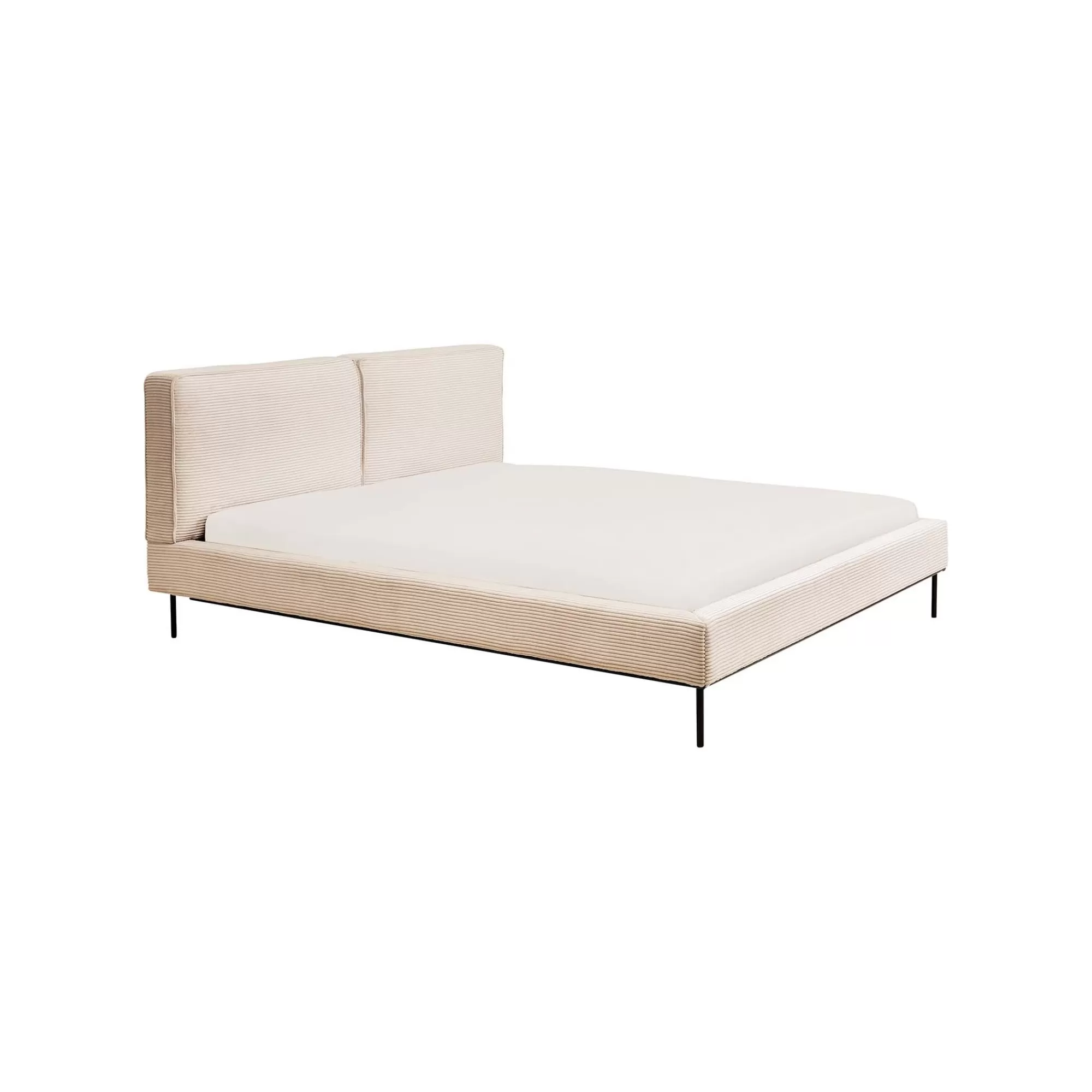 KARE Design Lit East Side Cord Côtelé Crème ^ Lit