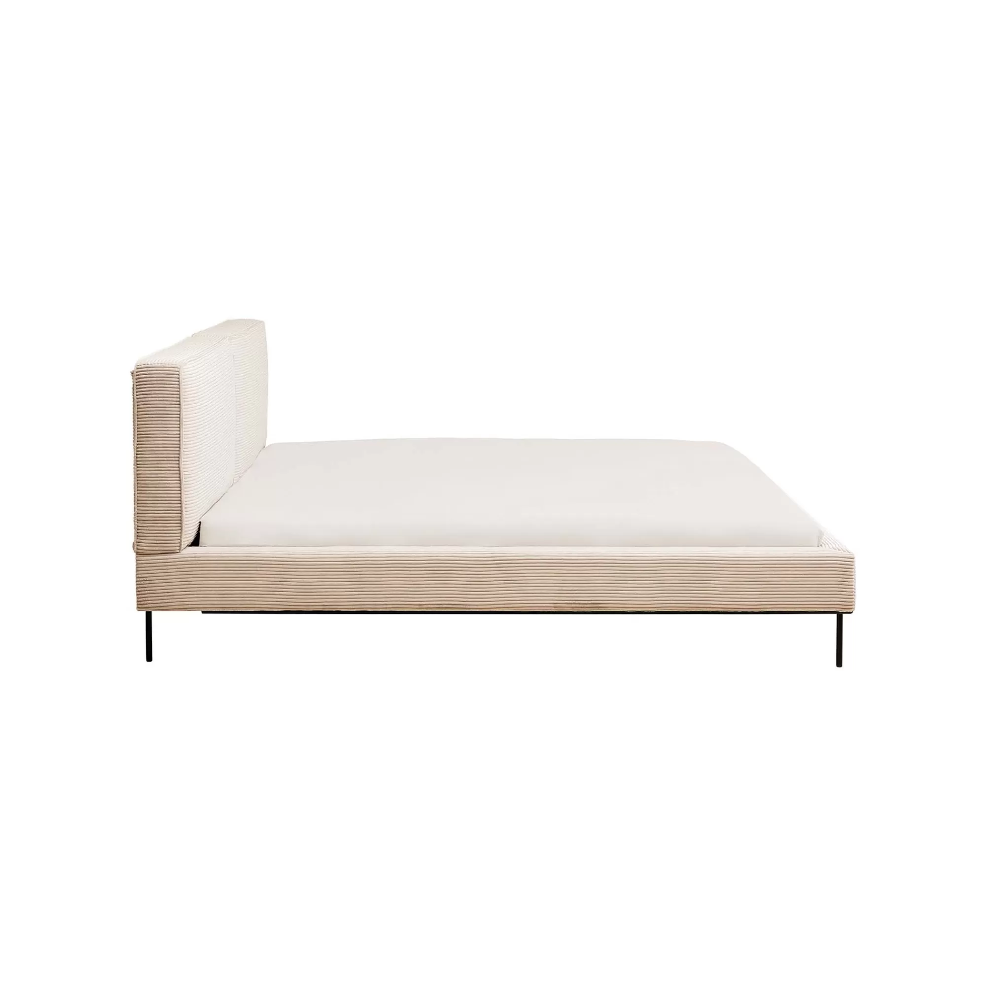 KARE Design Lit East Side Cord Côtelé Crème ^ Lit