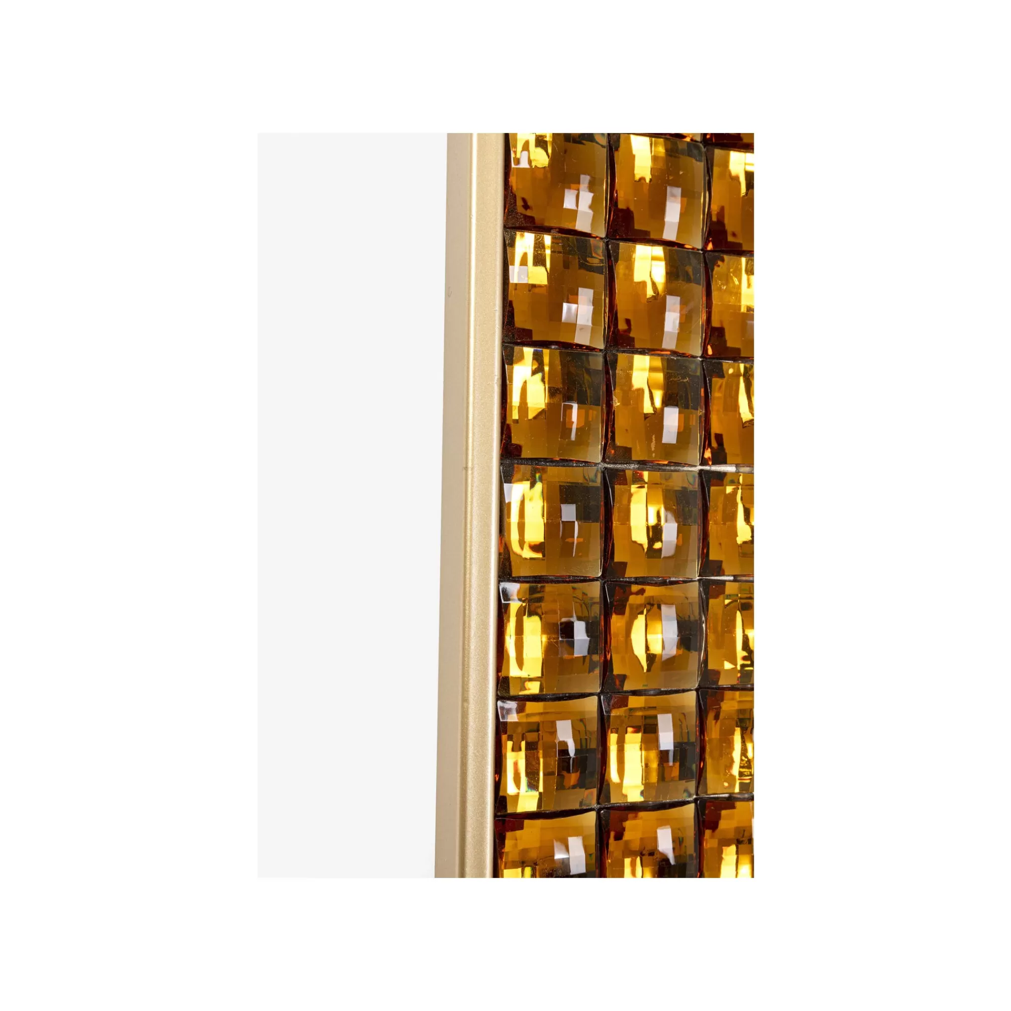 KARE Design Miroir Crystals Doré 180x80cm ^ Miroir