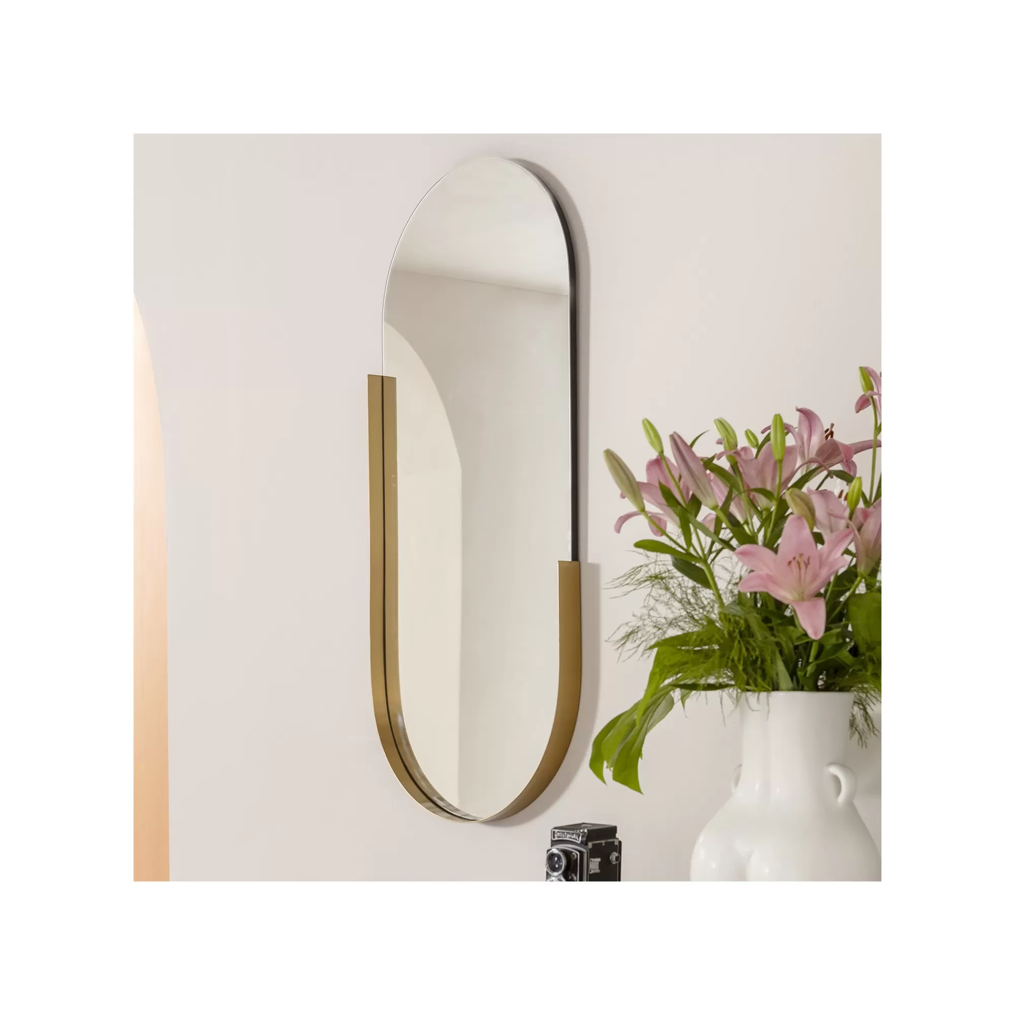 KARE Design Miroir Hipster Ovale 114x50cm ^ Miroir