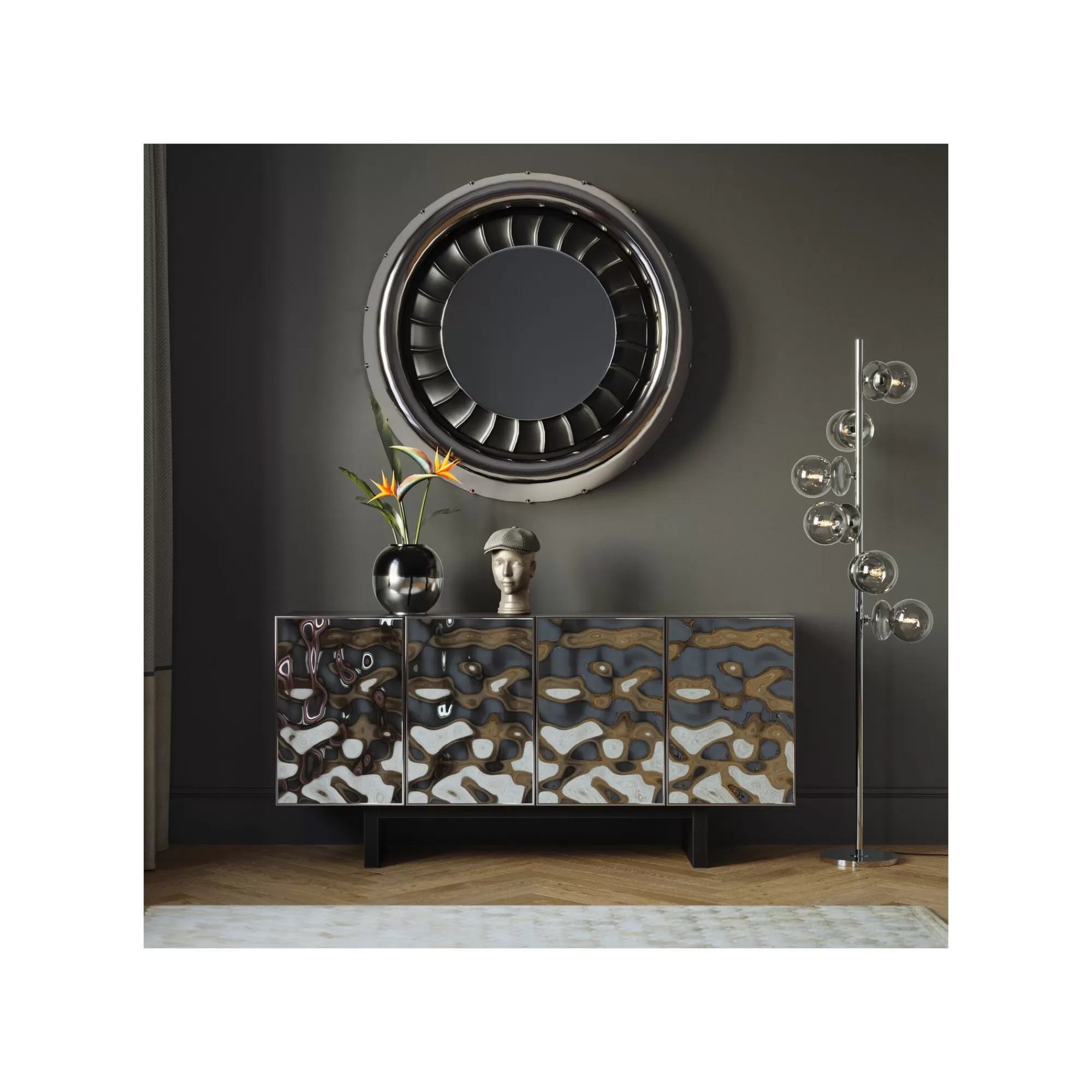 KARE Design Miroir Jet 119cm ^ Miroir