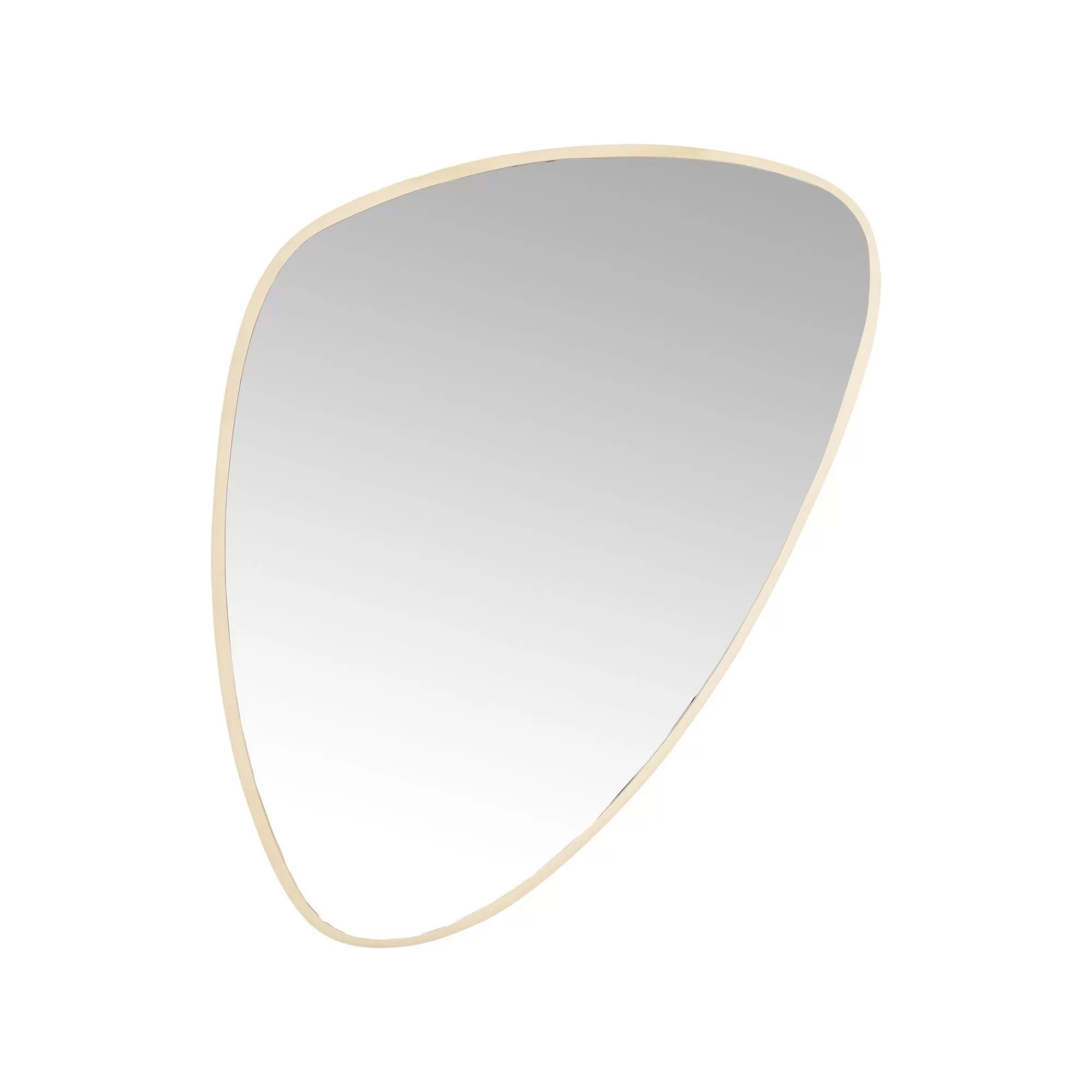 KARE Design Miroir Jetset Triangulaire 83x56cm Doré ^ Miroir