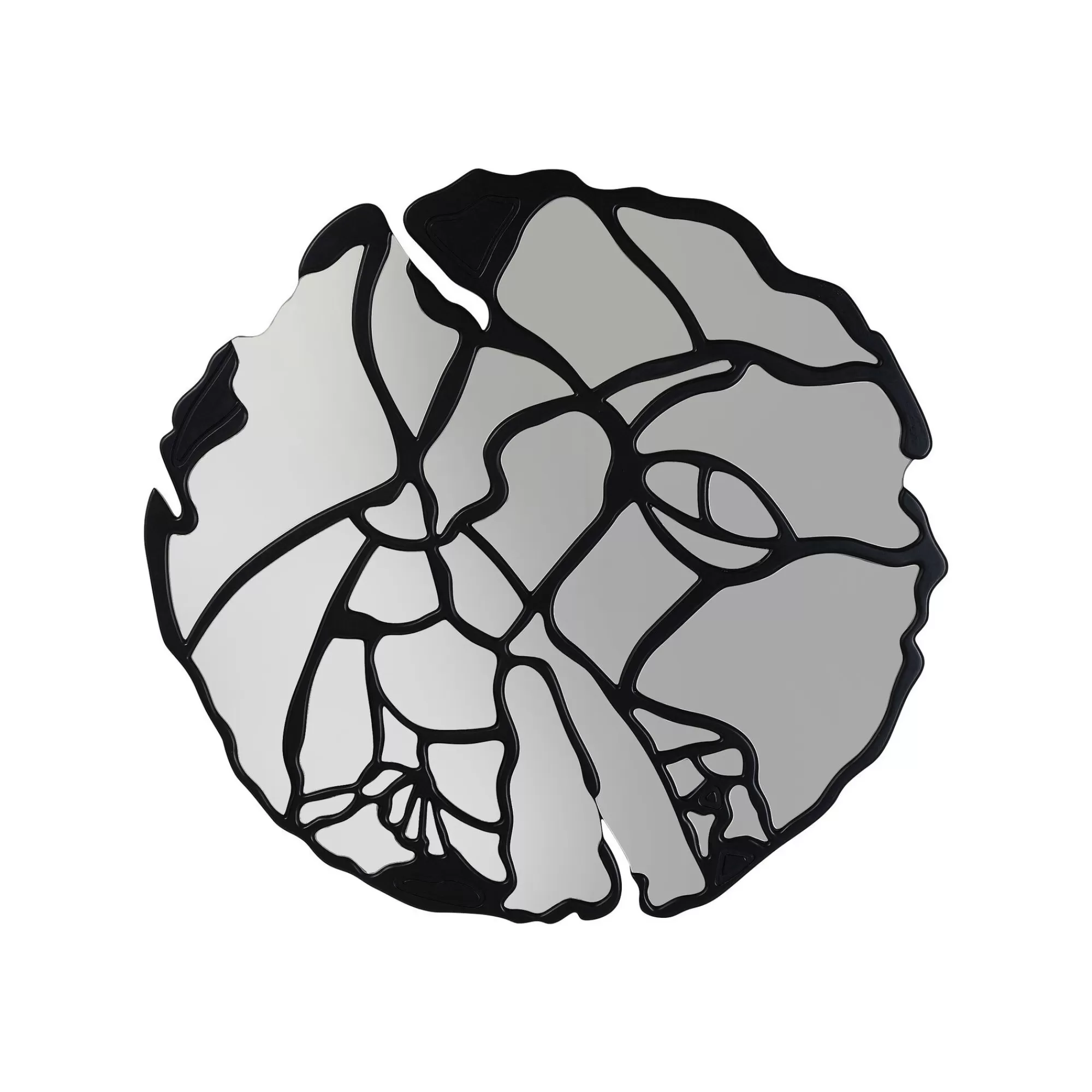 KARE Design Miroir Pieces 100cm Noir Mat ^ Miroir