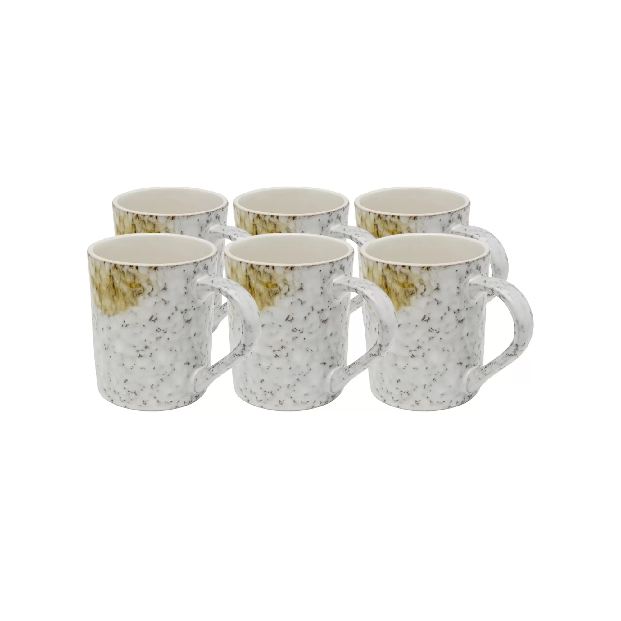 KARE Design Mugs Biscotti Jaunes Set De 6 ^ Vaisselle
