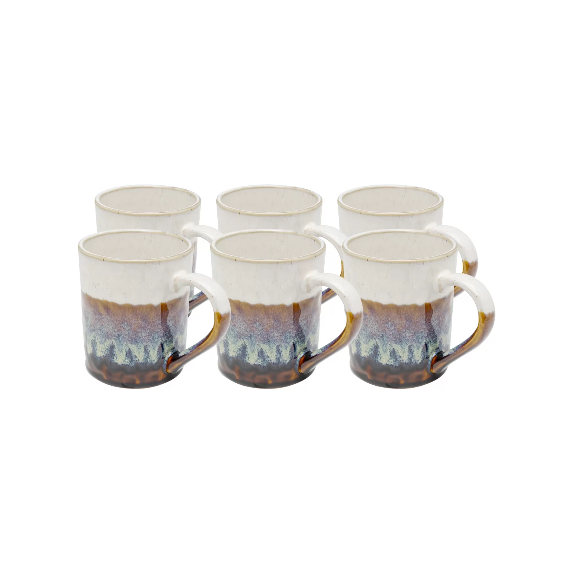 KARE Design Mugs Brezza Marrons Set De 6 ^ Vaisselle