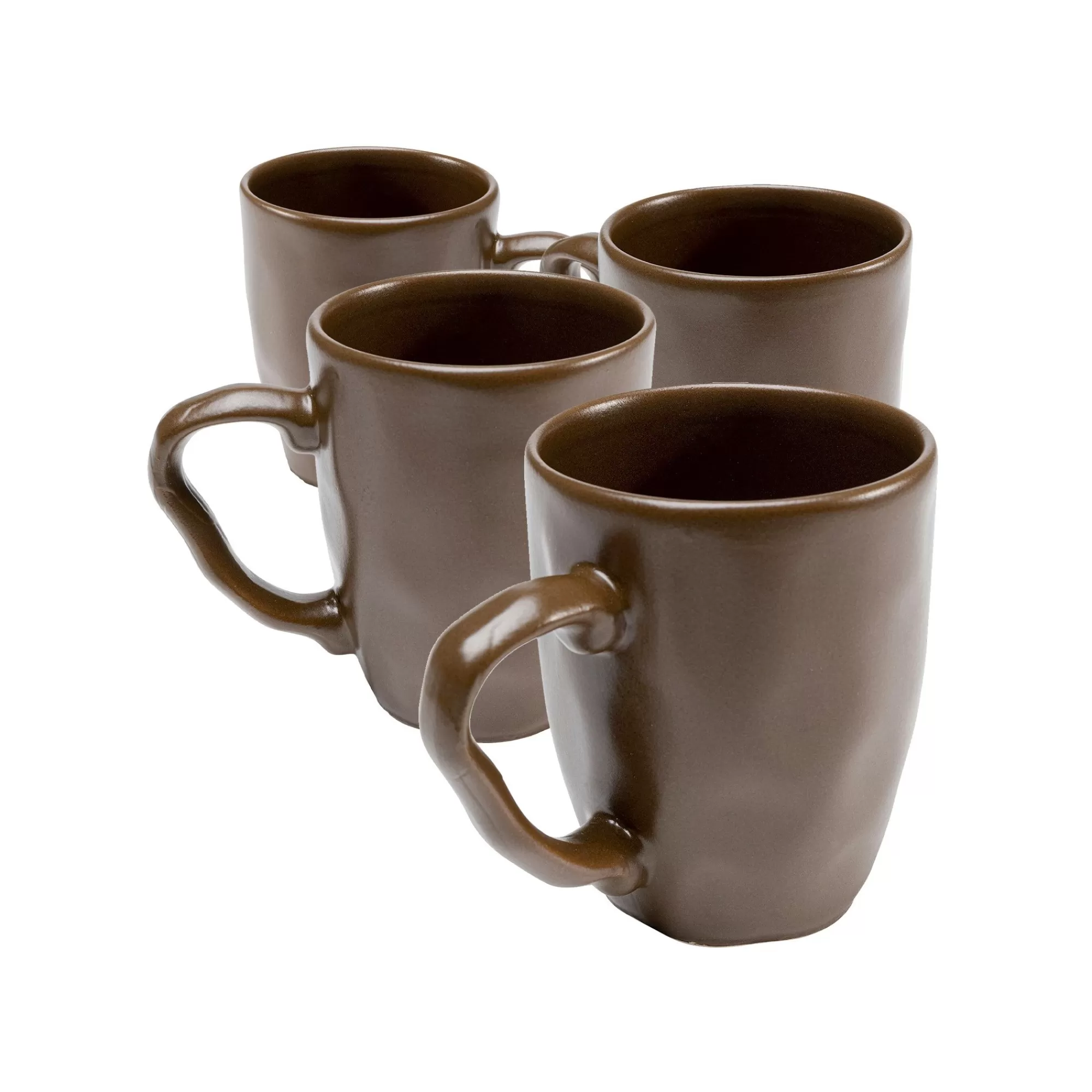 KARE Design Mugs Savannah Marron Set De 4 ^ Vaisselle