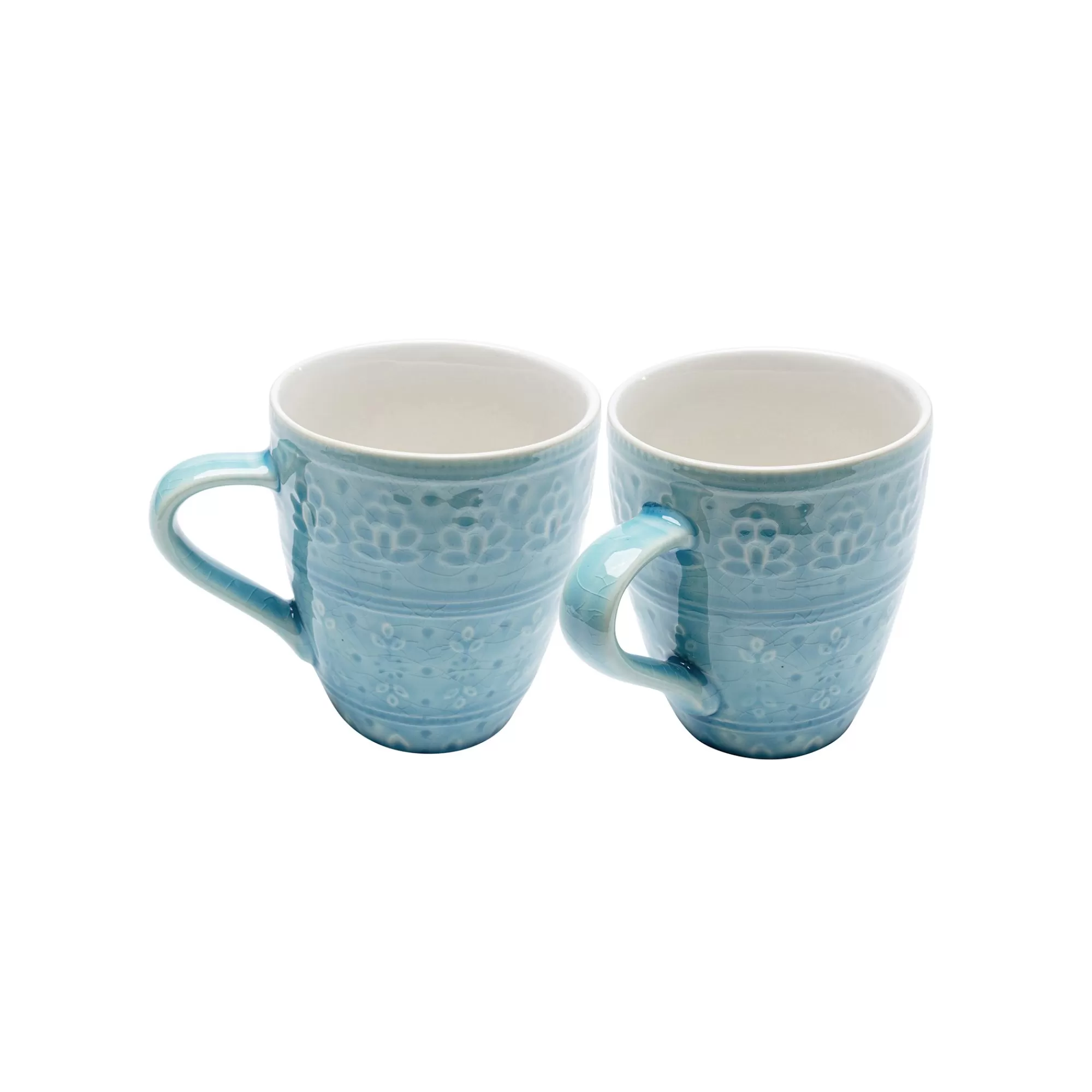 KARE Design Mugs Sicilia Mandala Bleus Set De 2 ^ Vaisselle