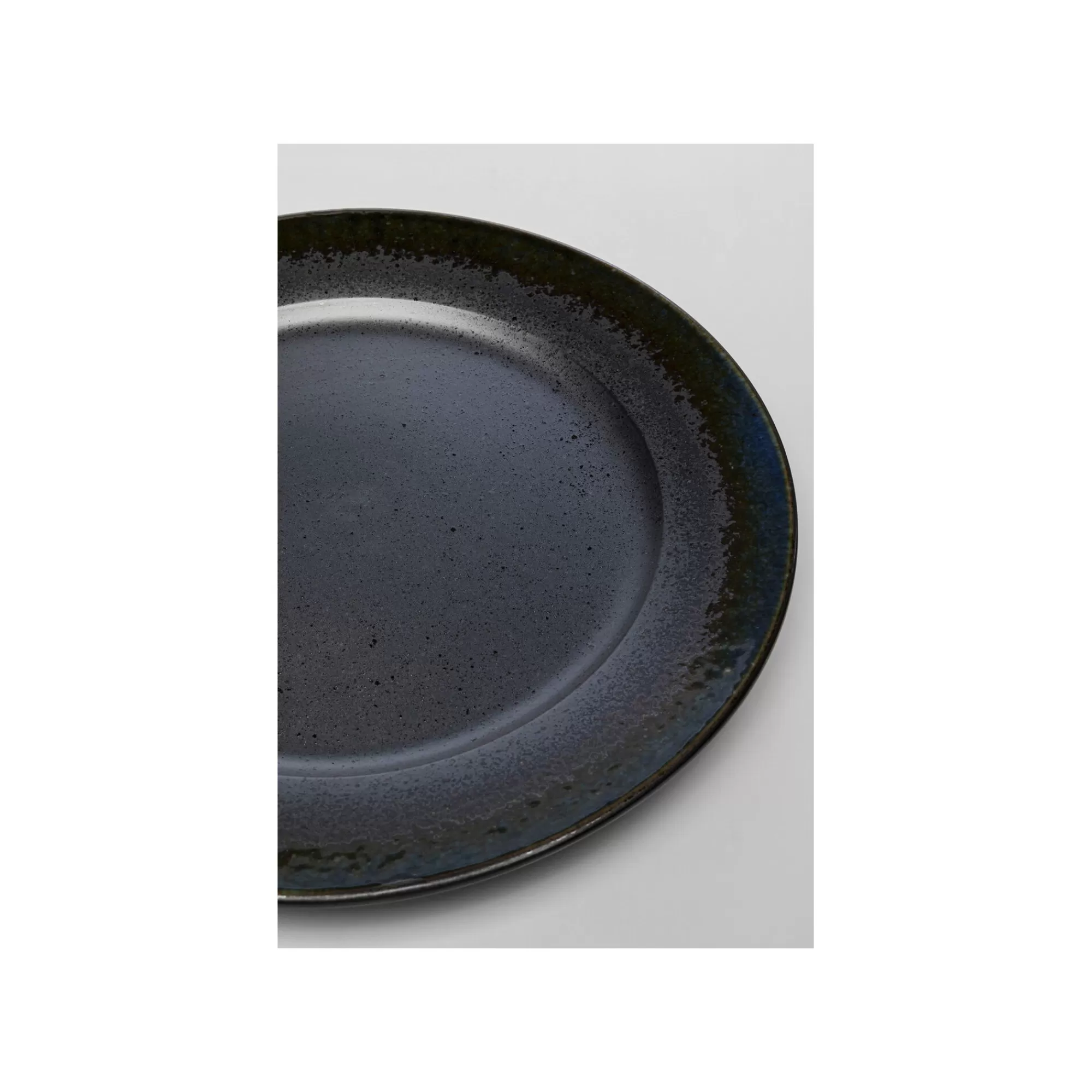 KARE Design Plat Kassandra Noir 32cm ^ Vaisselle