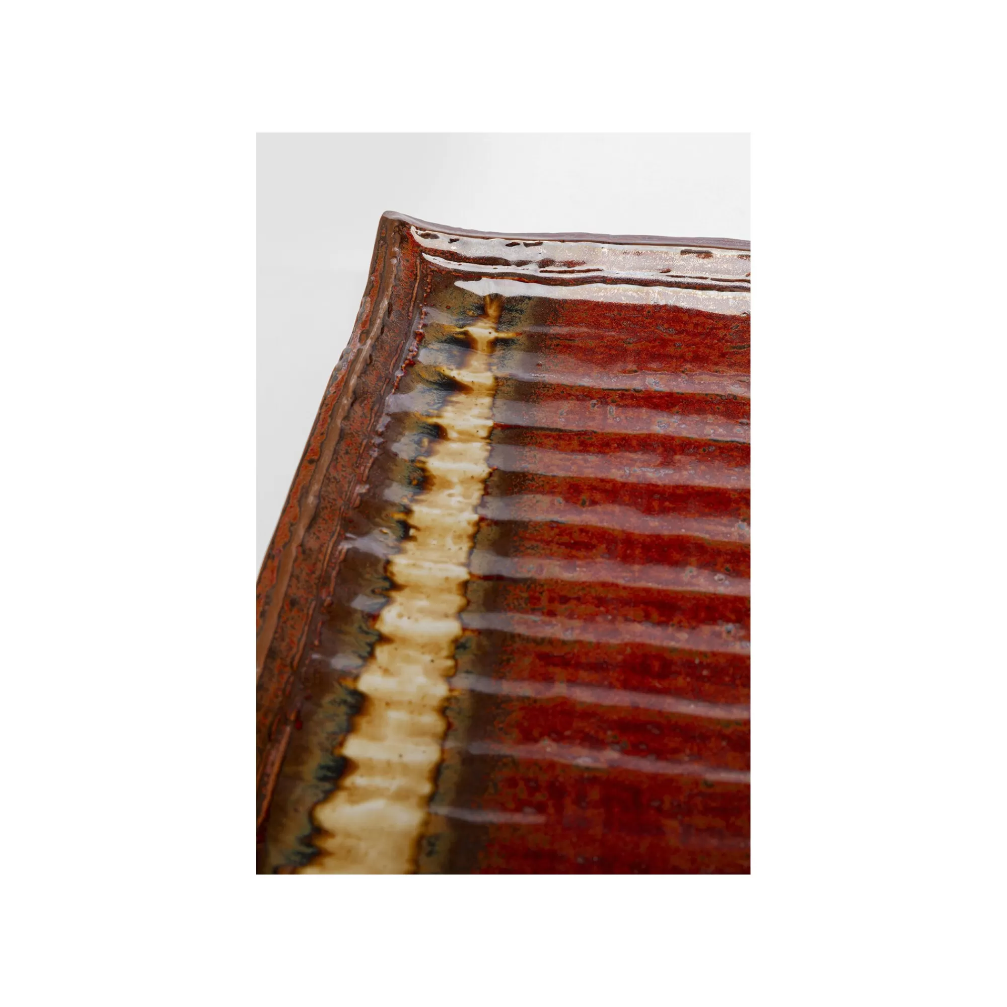 KARE Design Plats Ari Rouges Et Gris Set De 3 ^ Vaisselle