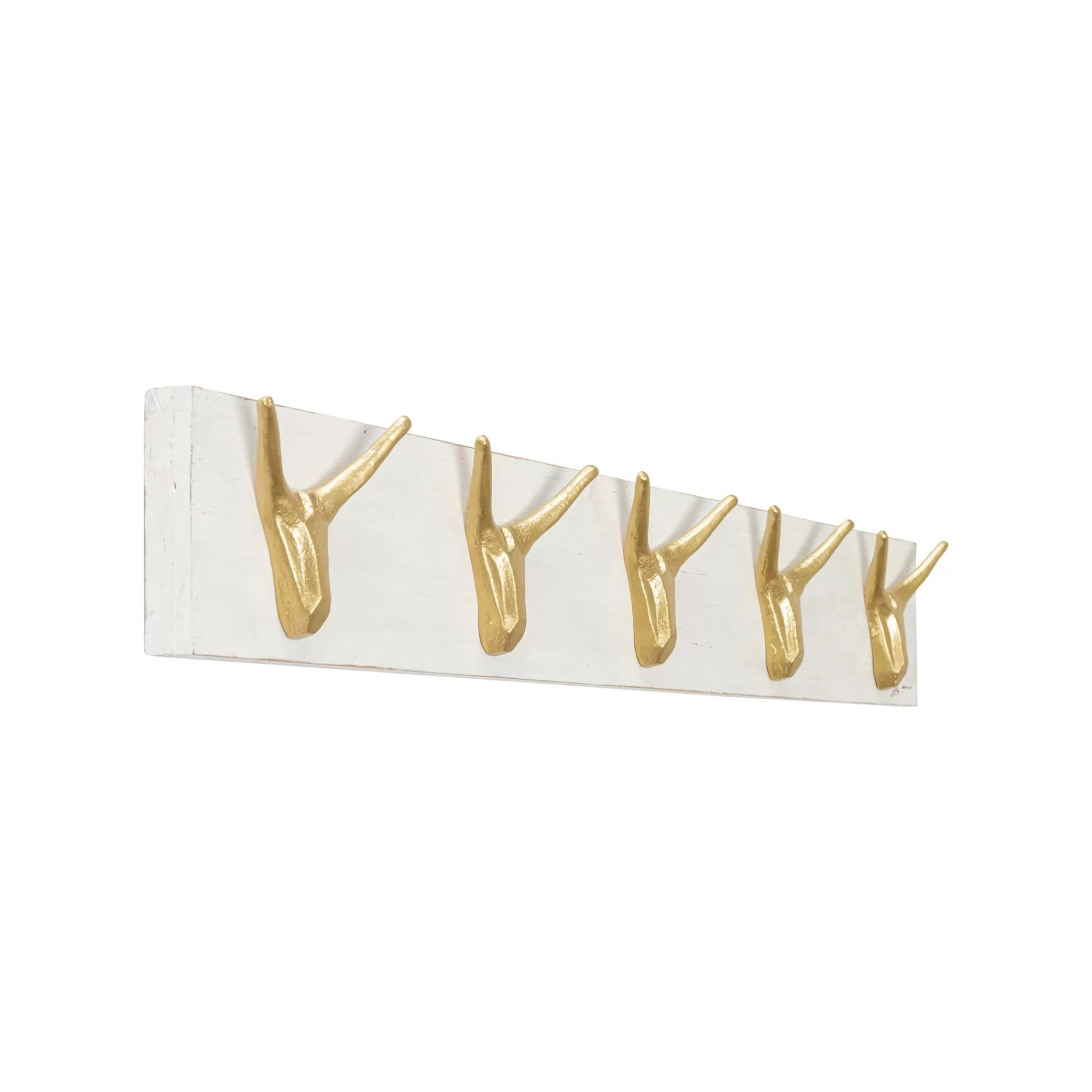 KARE Design Portemanteau Mural Cerfs Blanc Et Doré 75cm ^ Portemanteau