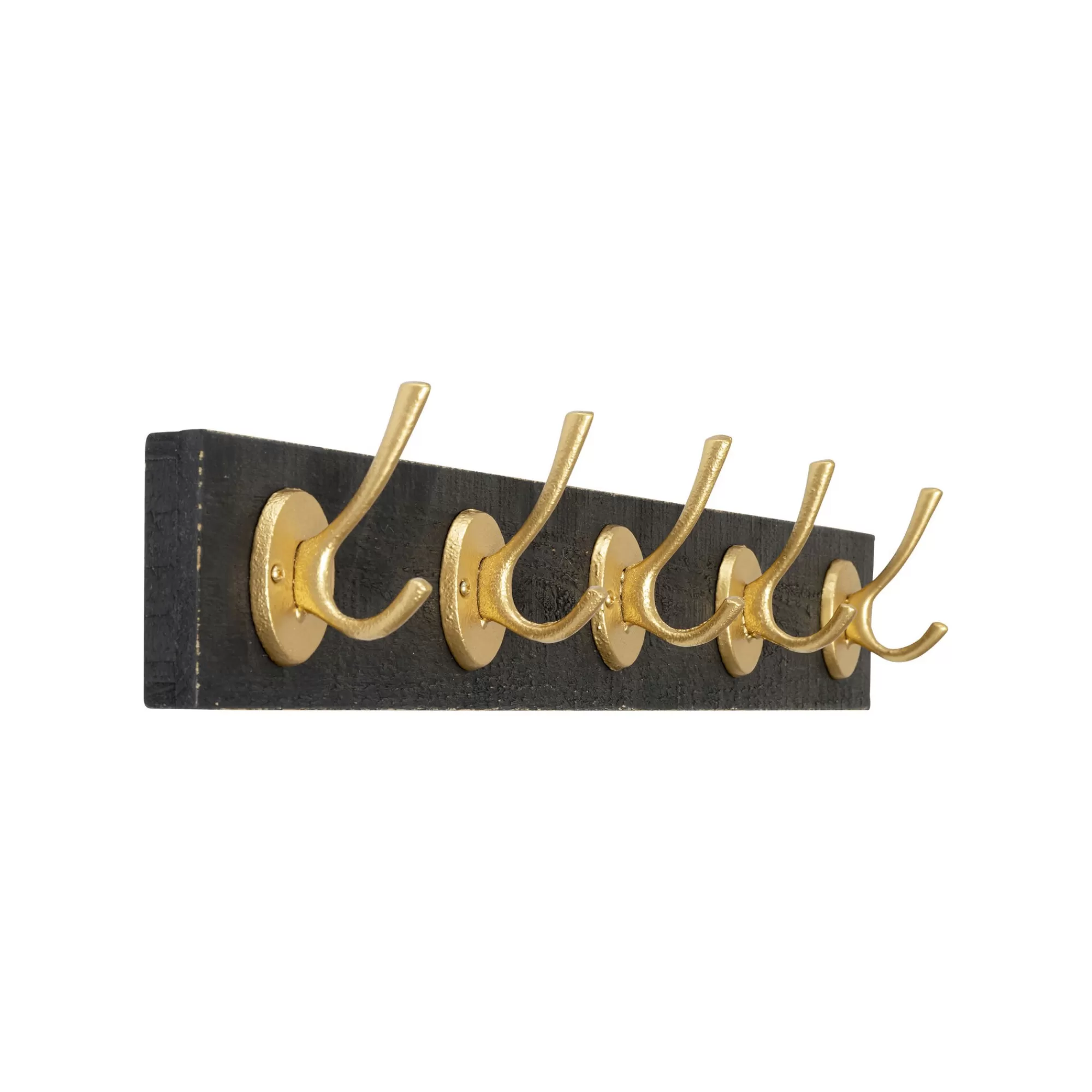 KARE Design Portemanteau Mural Classico 60cm Noir Et Doré ^ Portemanteau